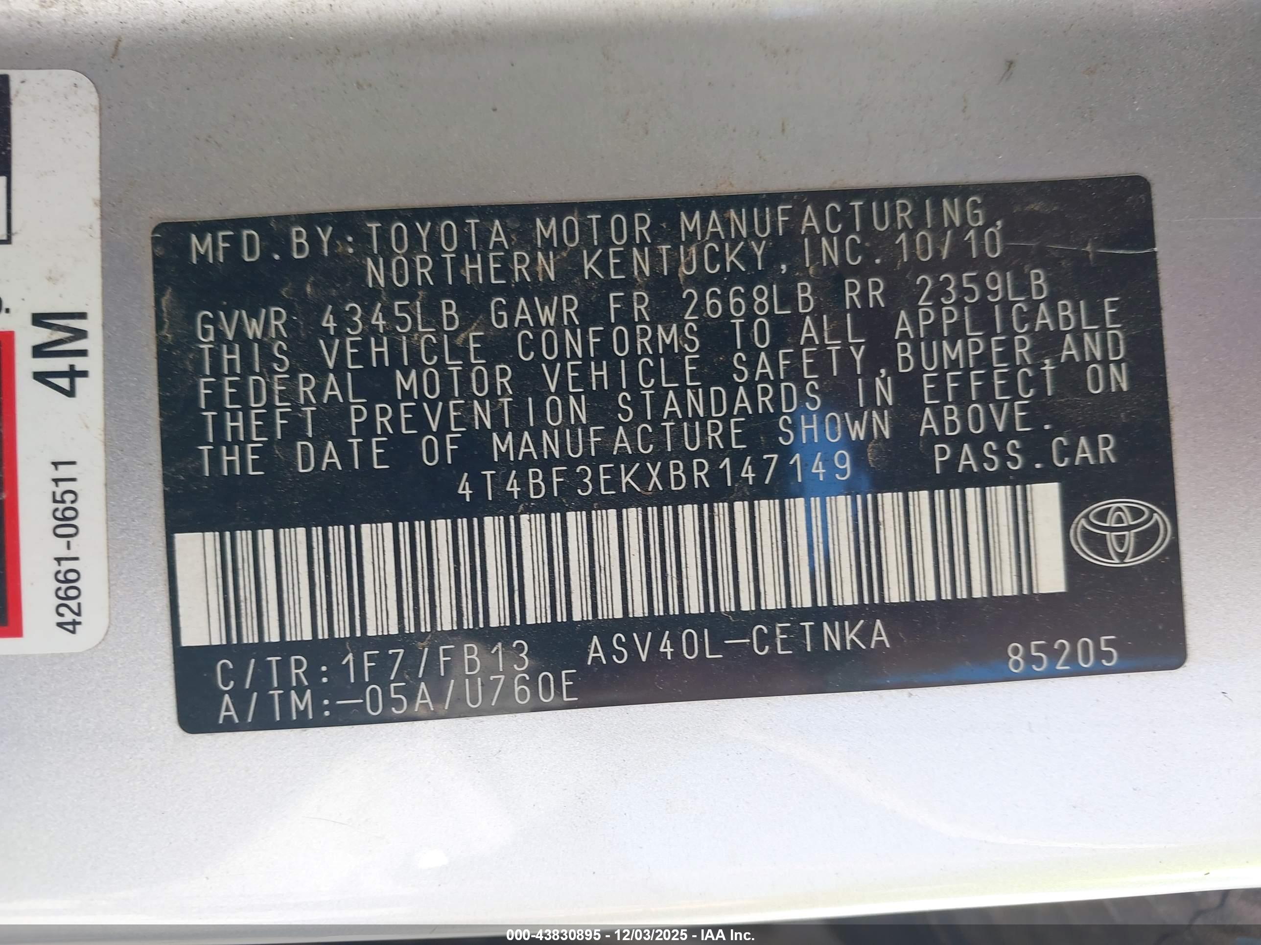 TOYOTA CAMRY image 9