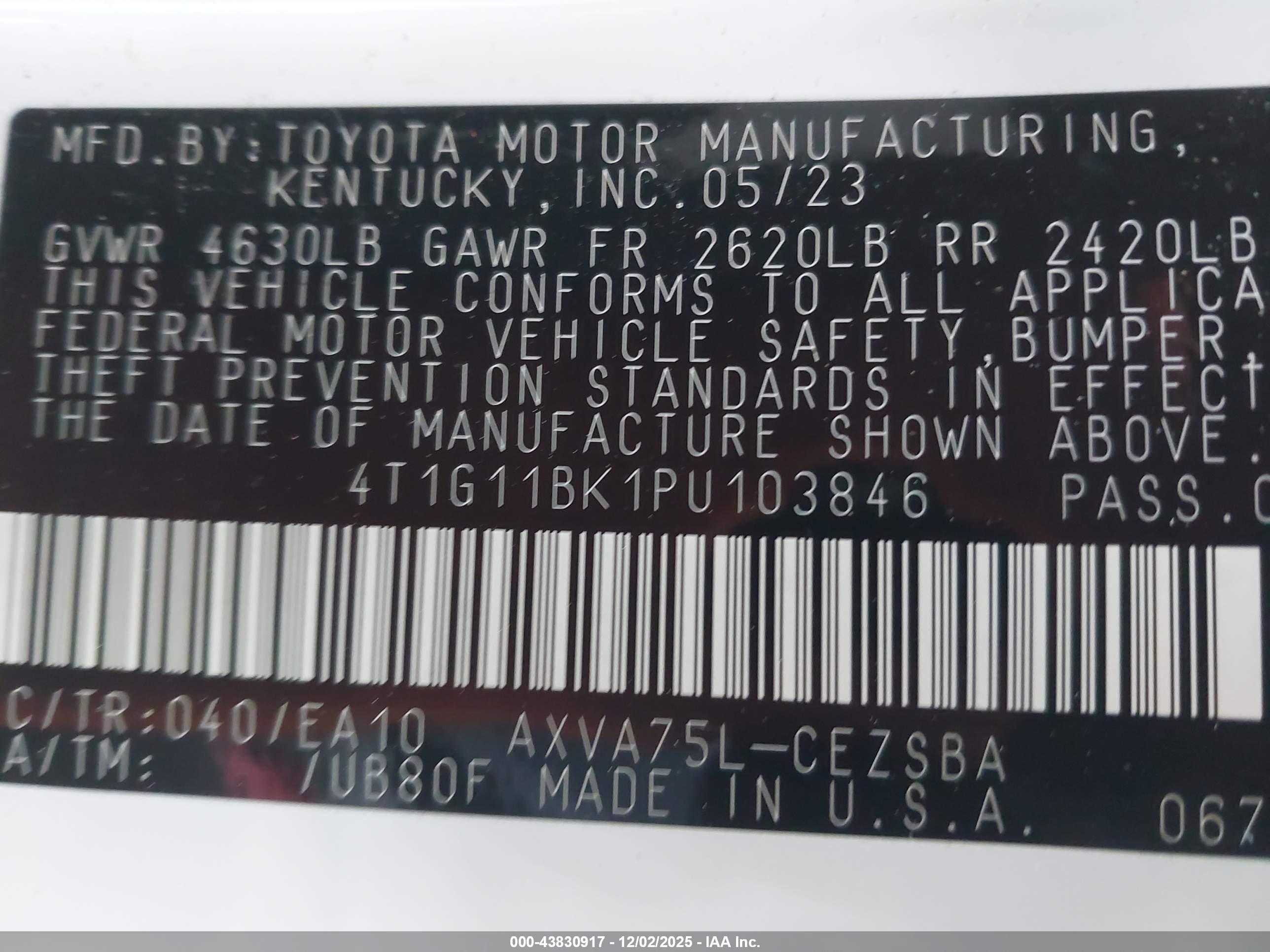 TOYOTA CAMRY image 9