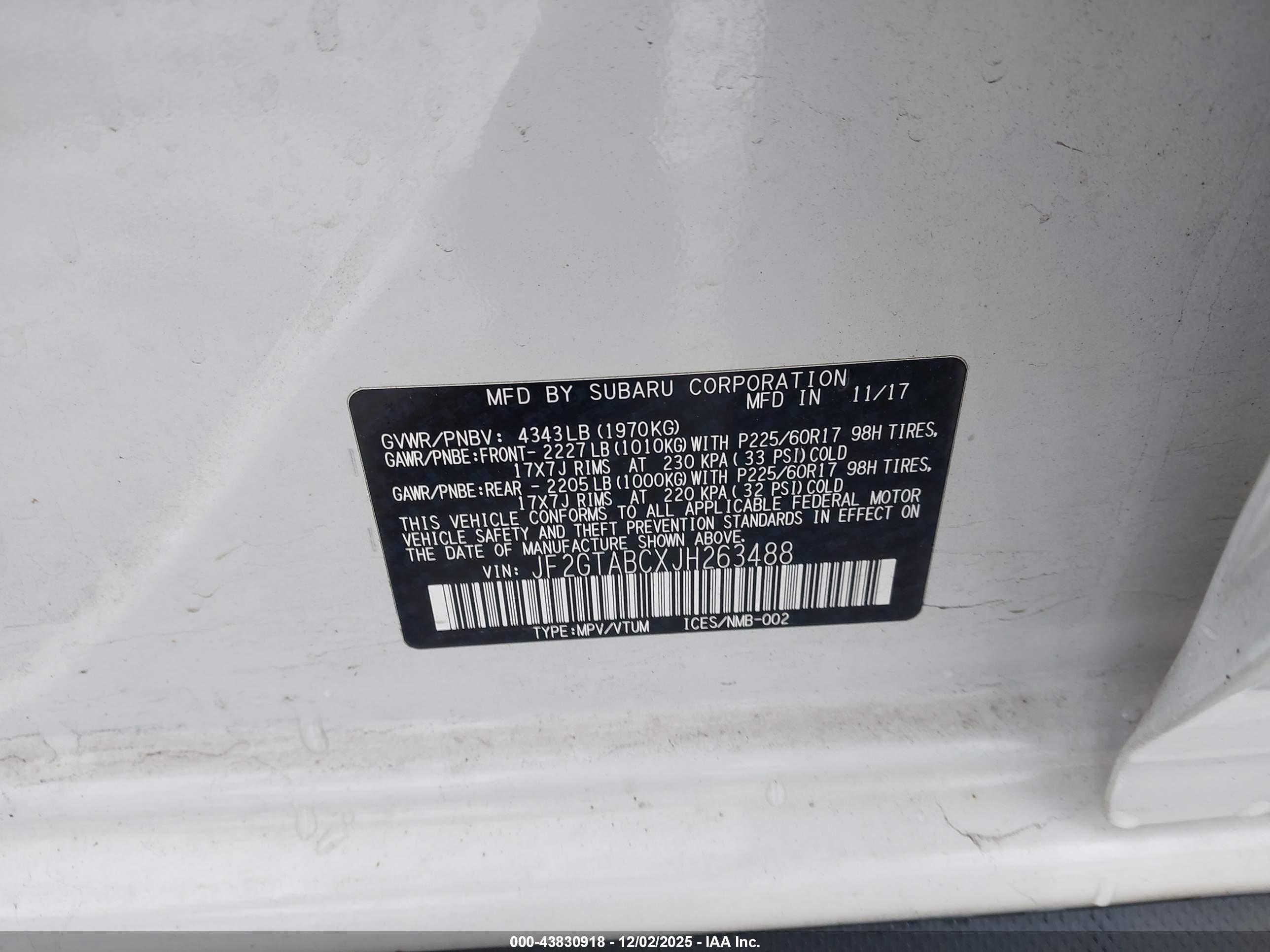 SUBARU CROSSTREK image 9