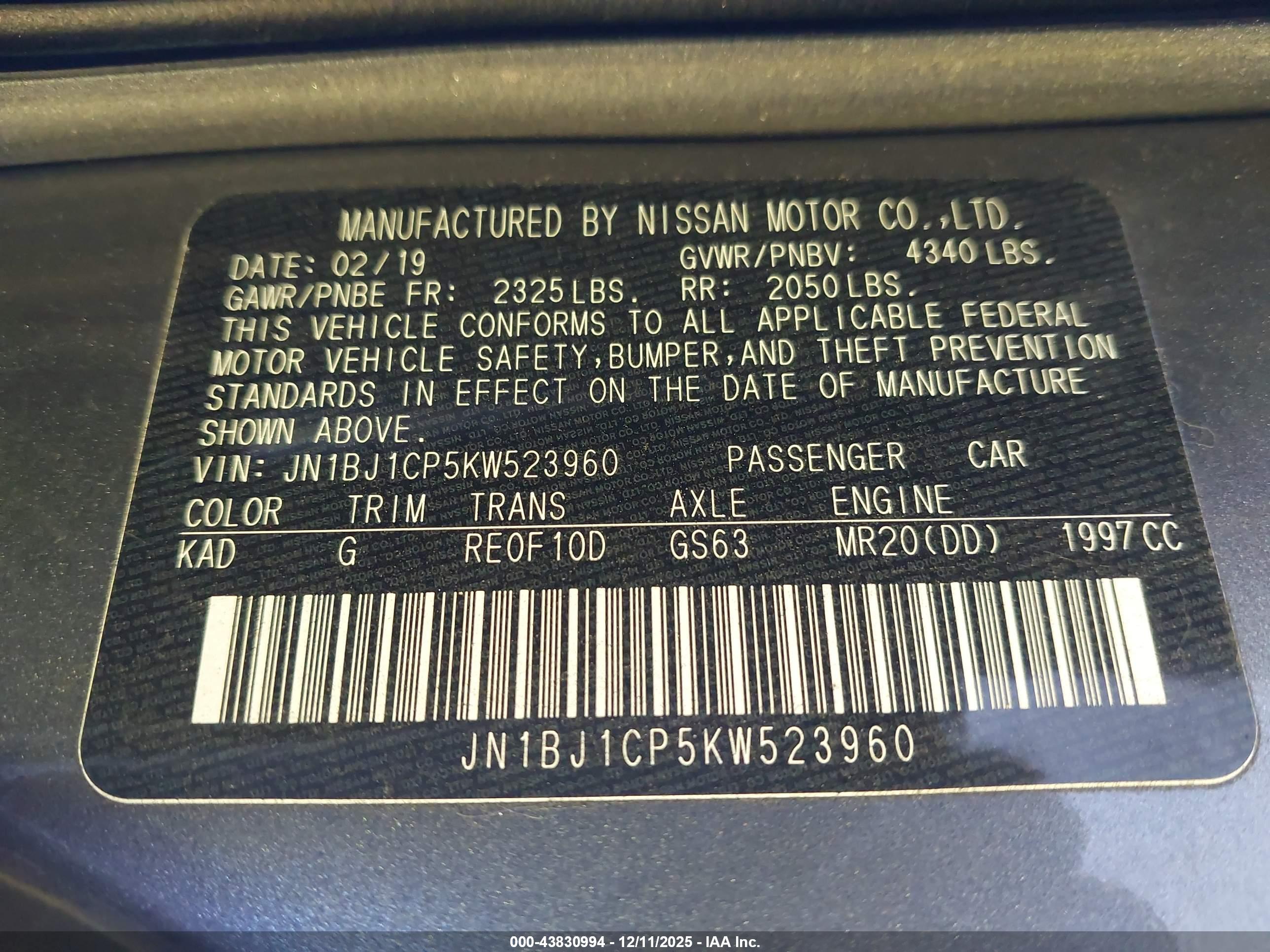 NISSAN ROGUE image 9