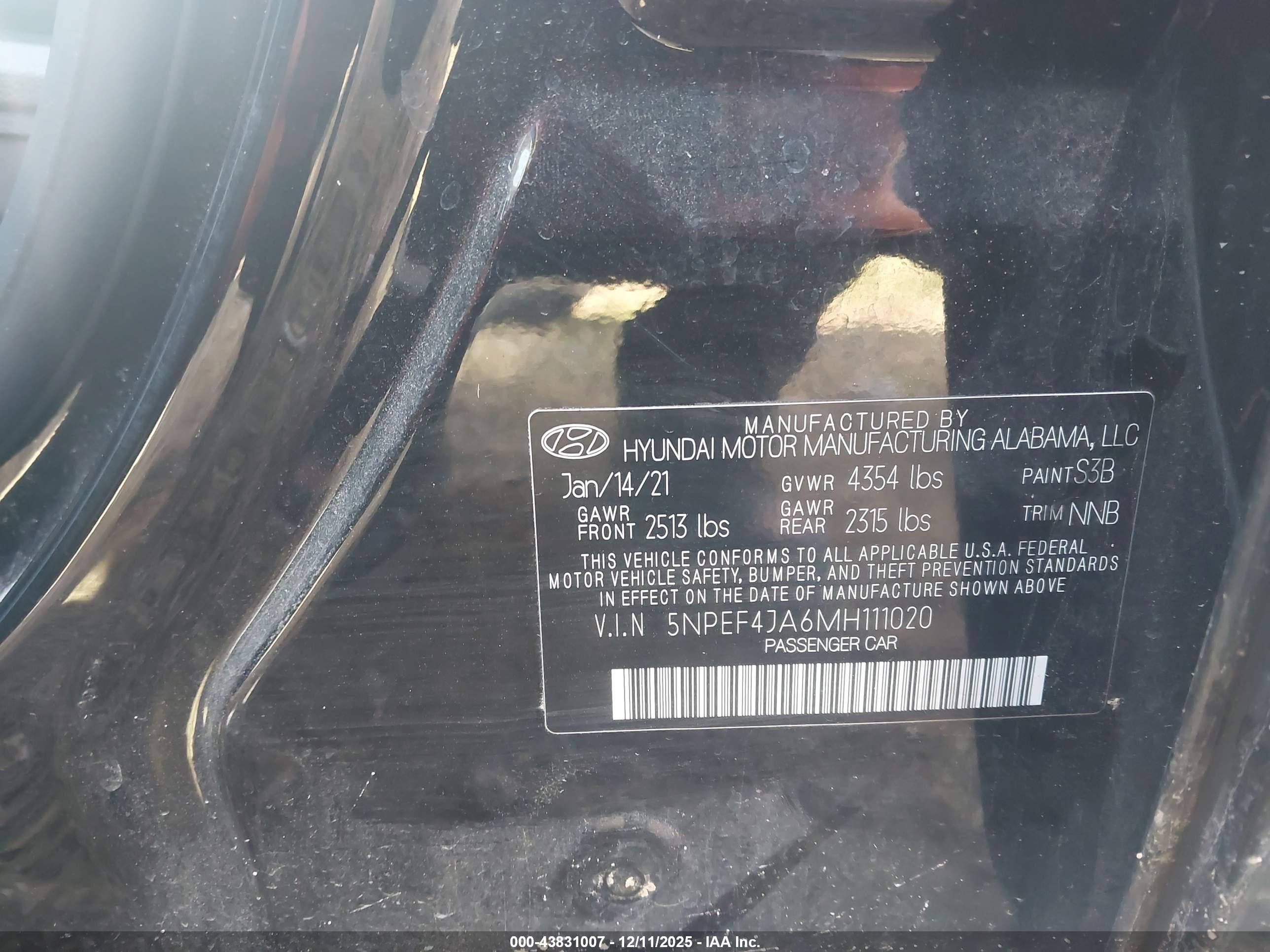 HYUNDAI SONATA image 9