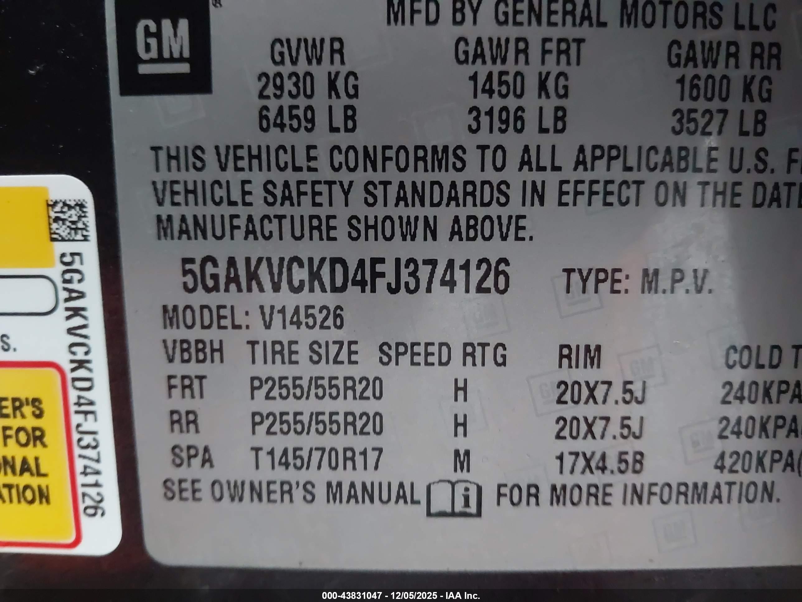 BUICK ENCLAVE image 9