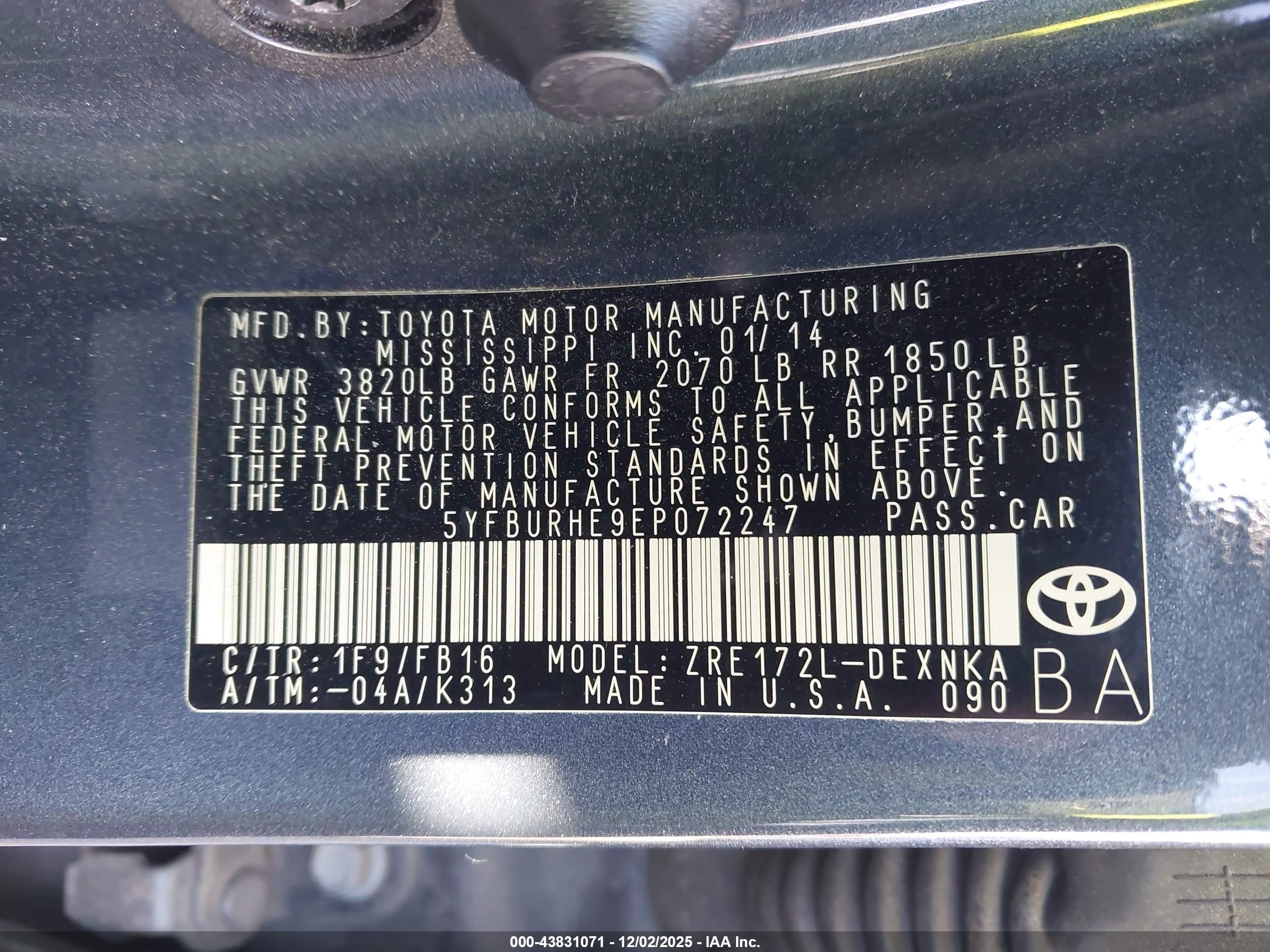 TOYOTA COROLLA image 9