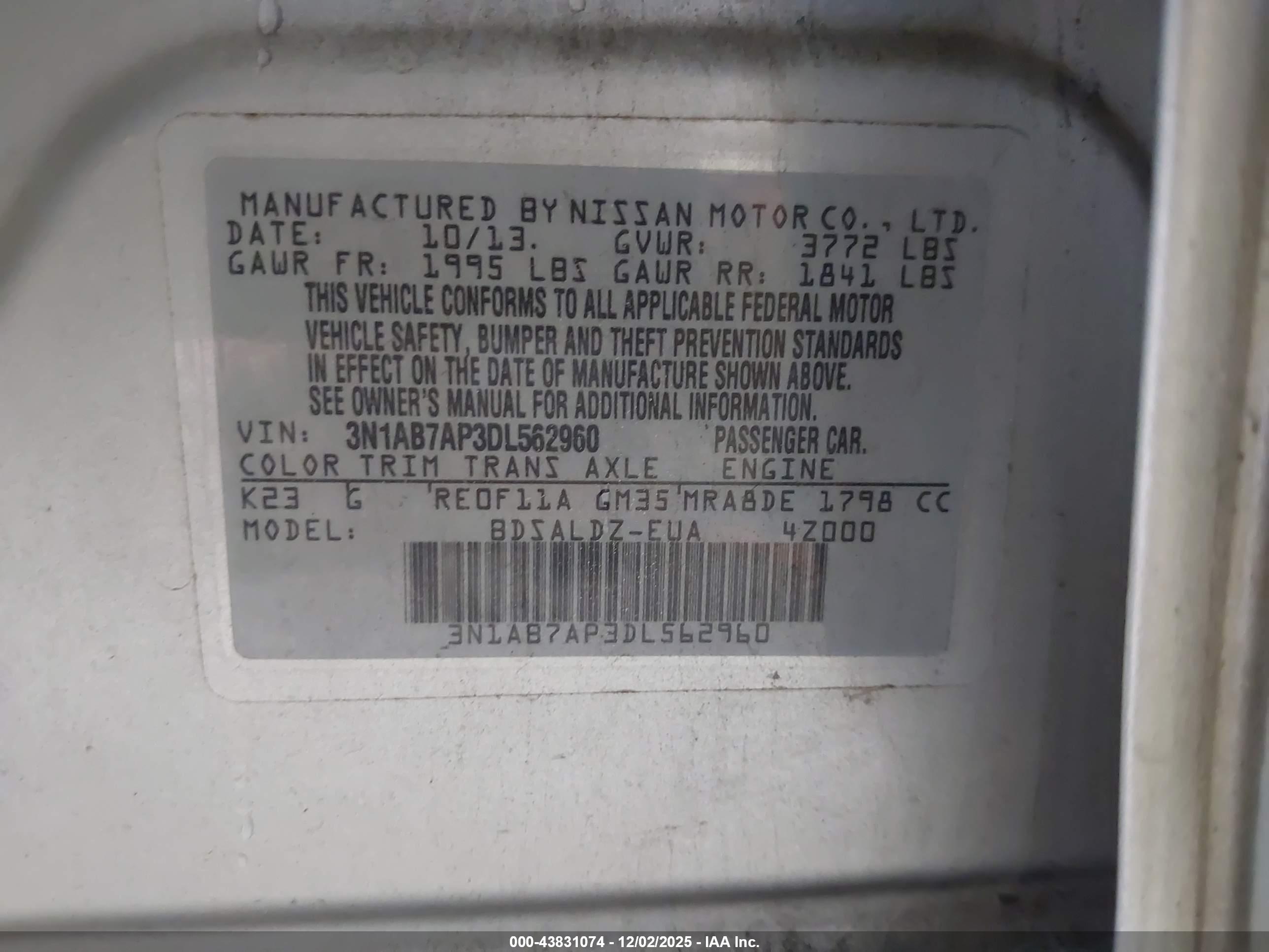NISSAN SENTRA image 9