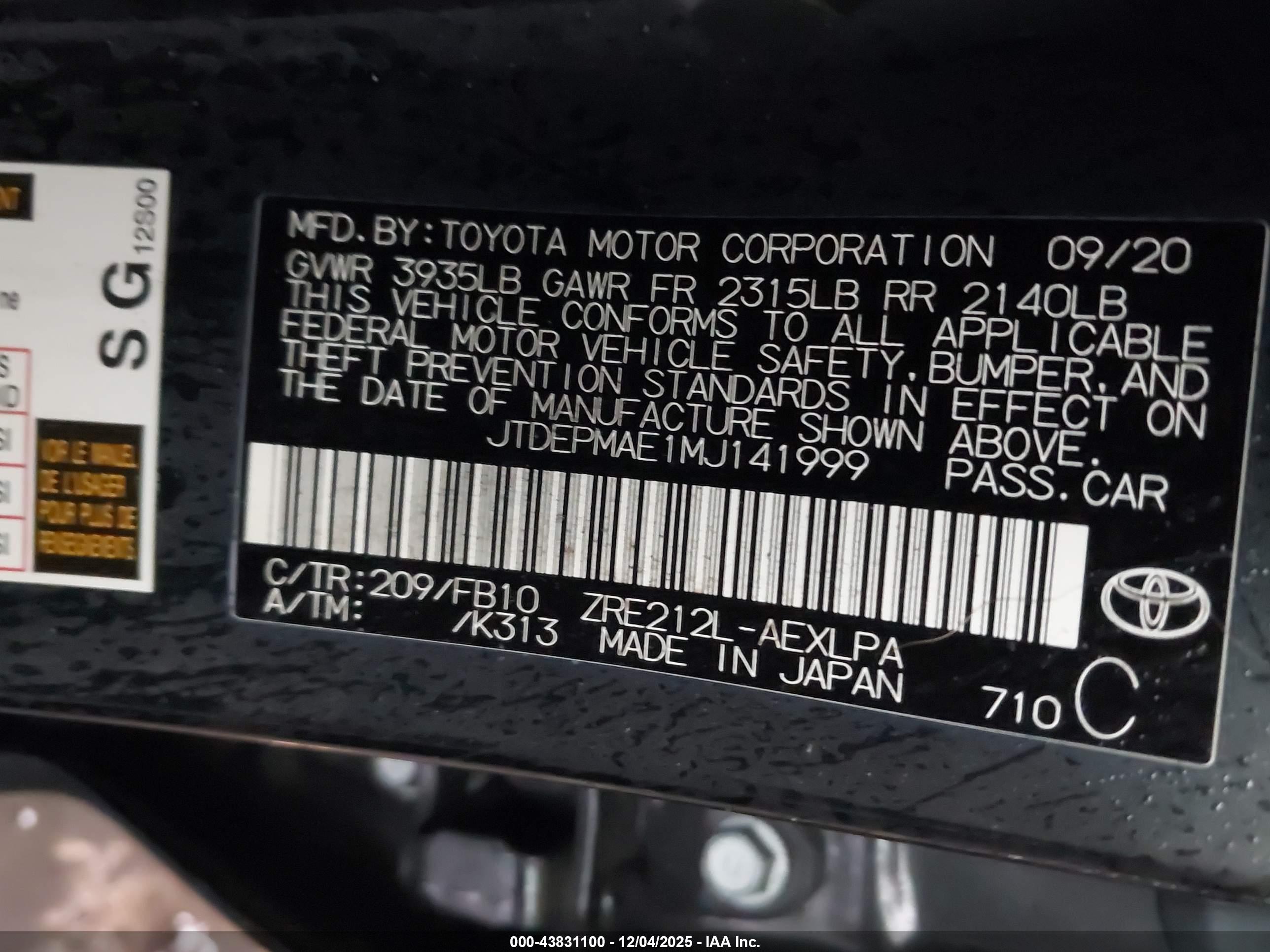 TOYOTA COROLLA image 9