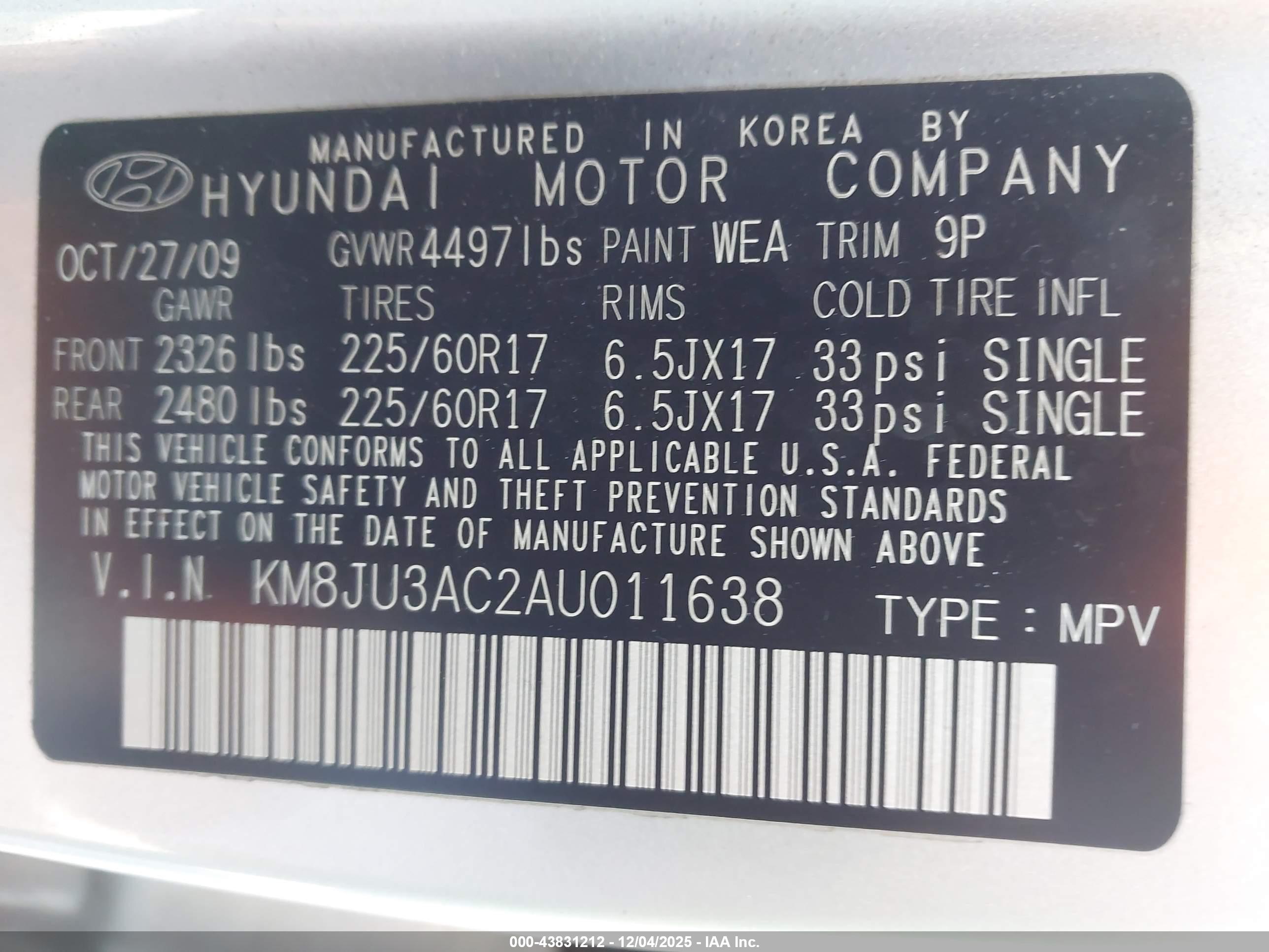 HYUNDAI TUCSON image 9
