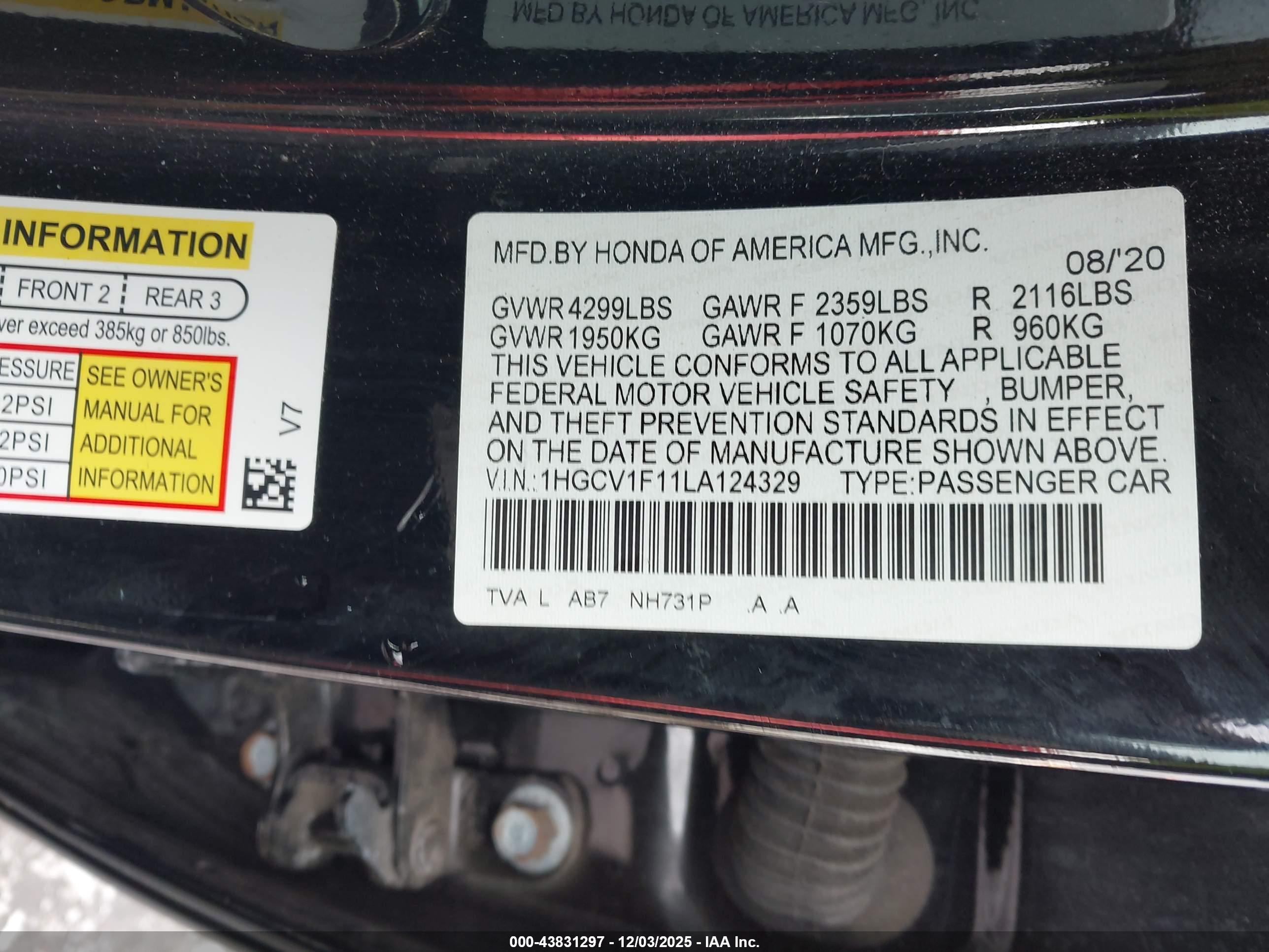 HONDA ACCORD image 9