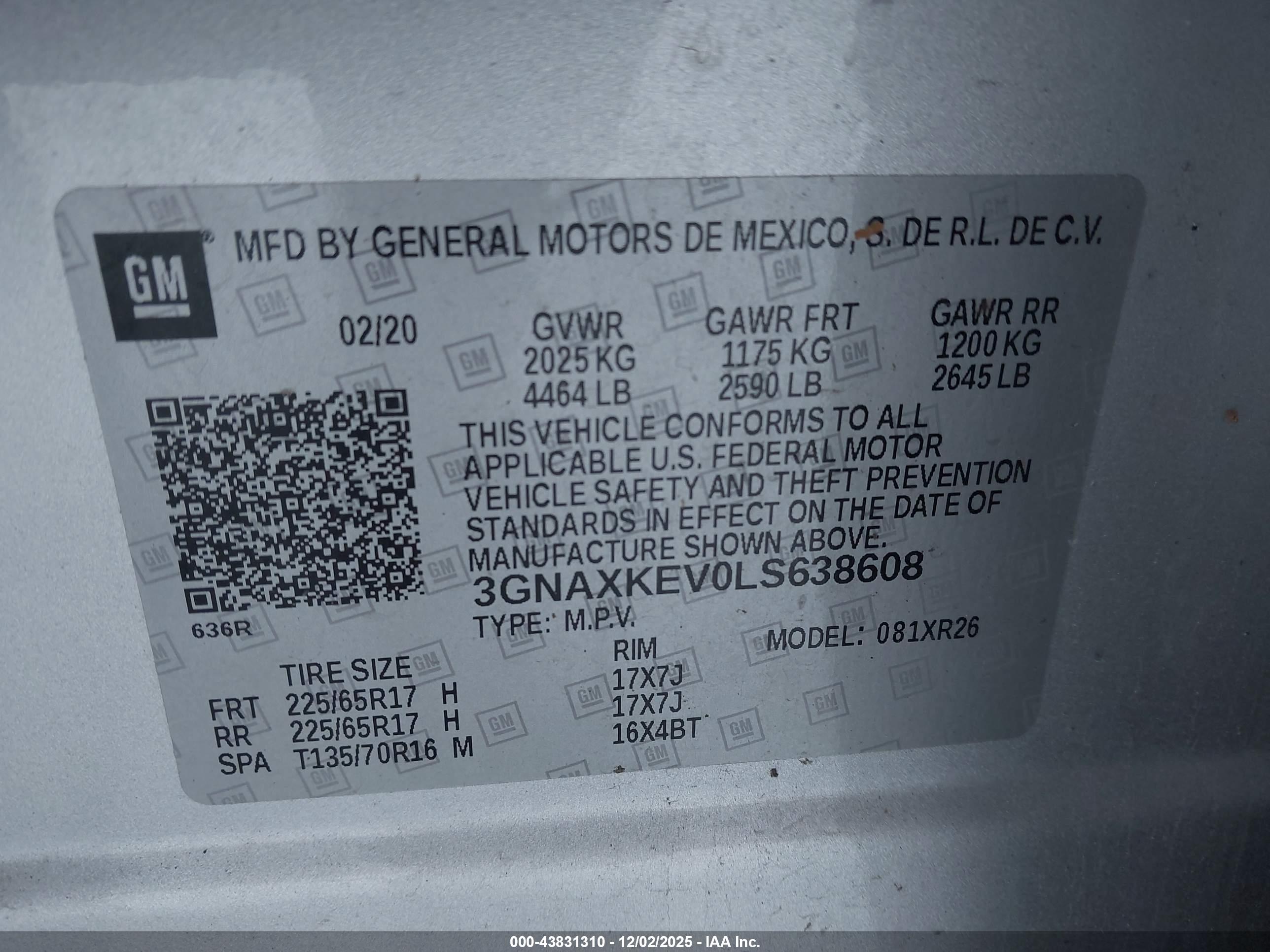 CHEVROLET EQUINOX image 9