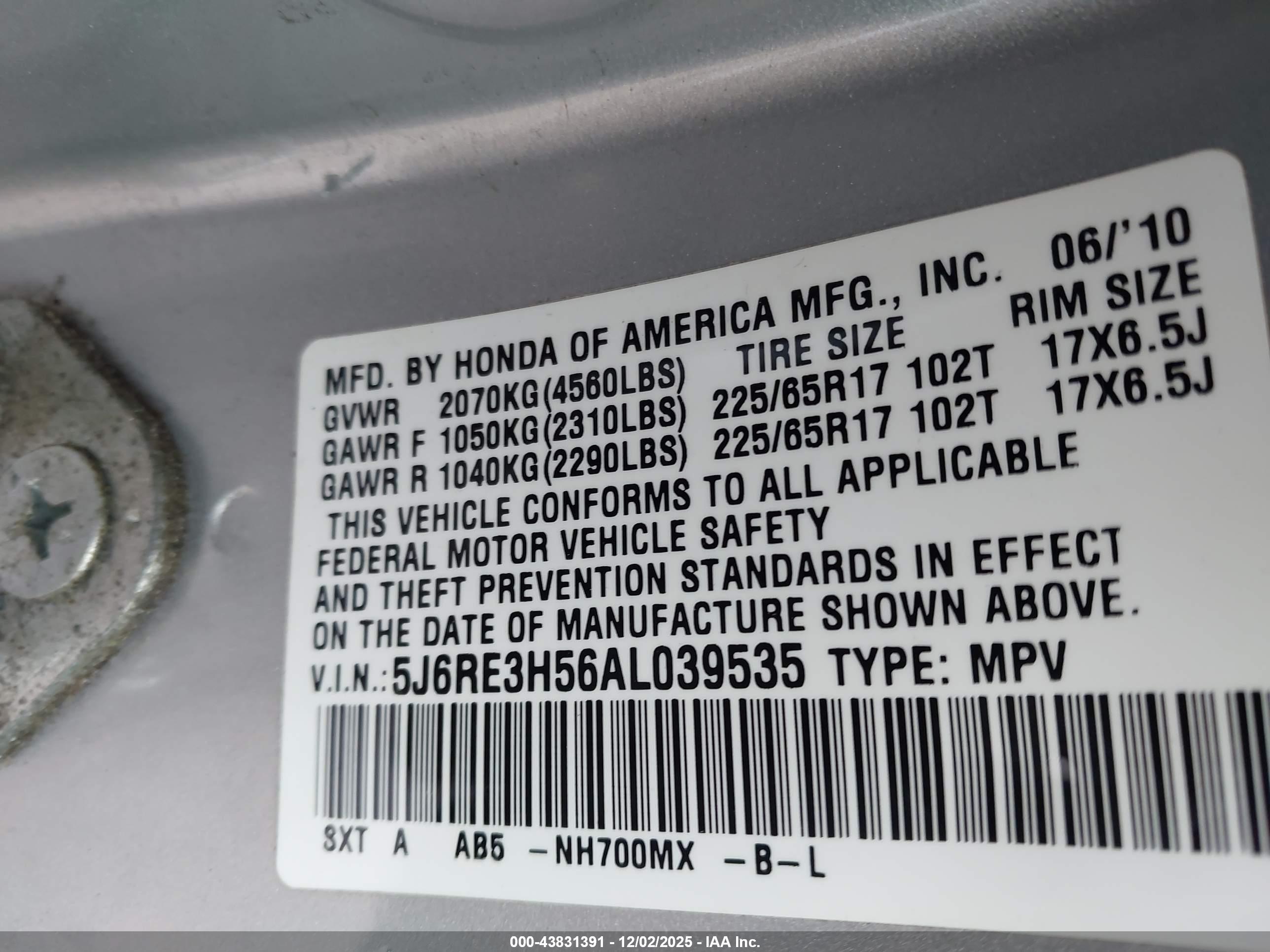 HONDA CR-V image 9