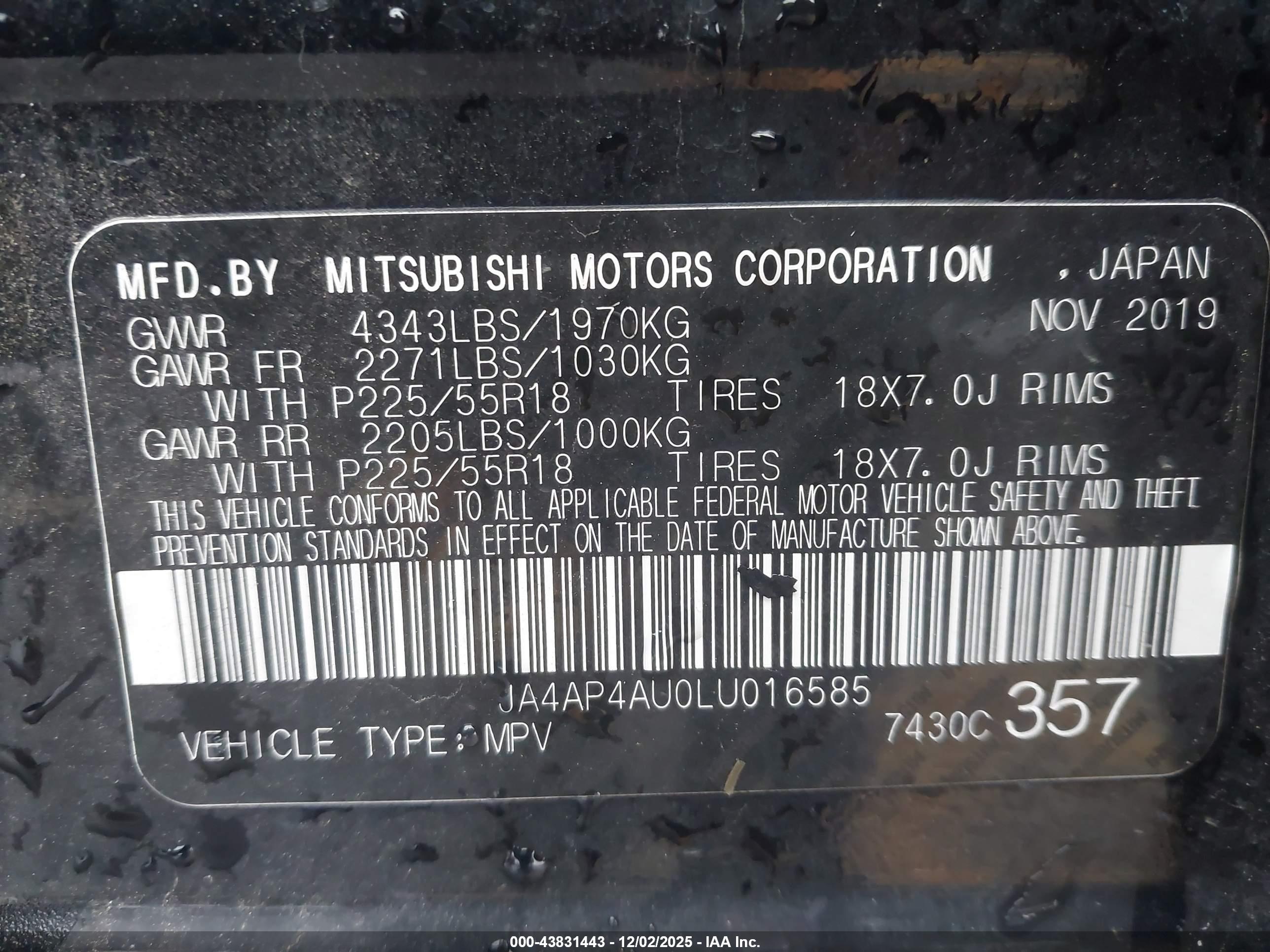 MITSUBISHI OUTLANDER image 9