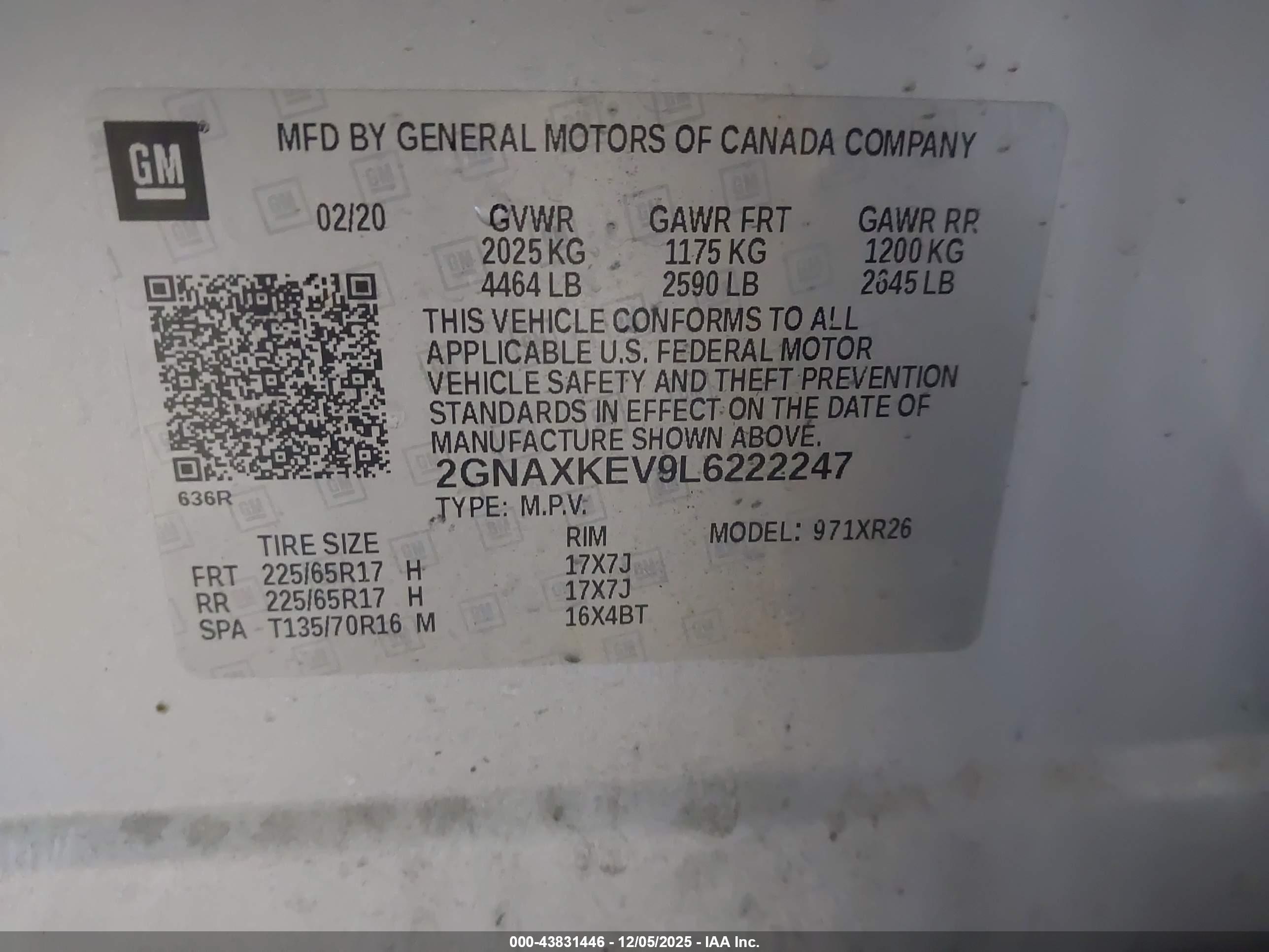 CHEVROLET EQUINOX image 9
