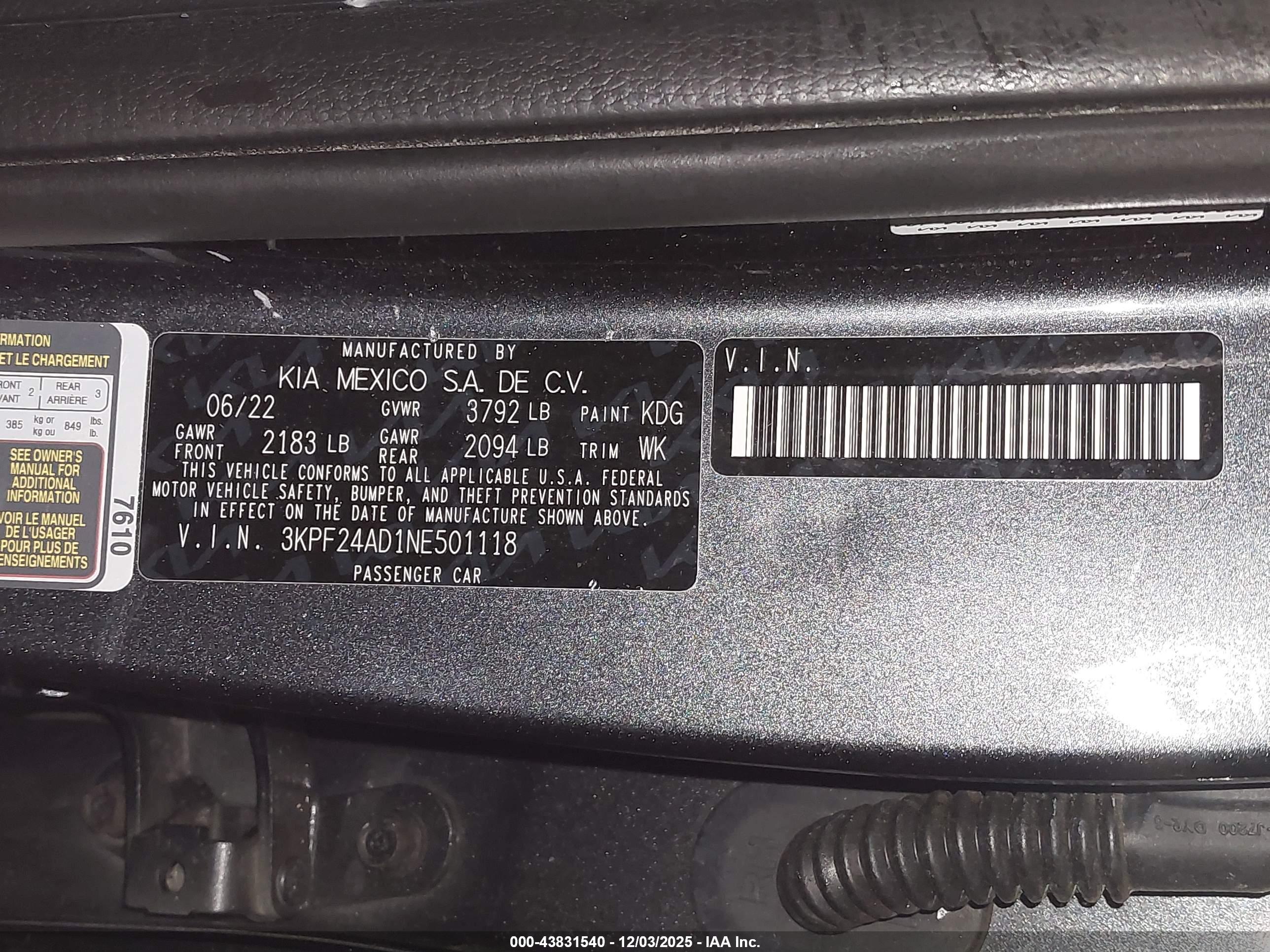 KIA FORTE image 9