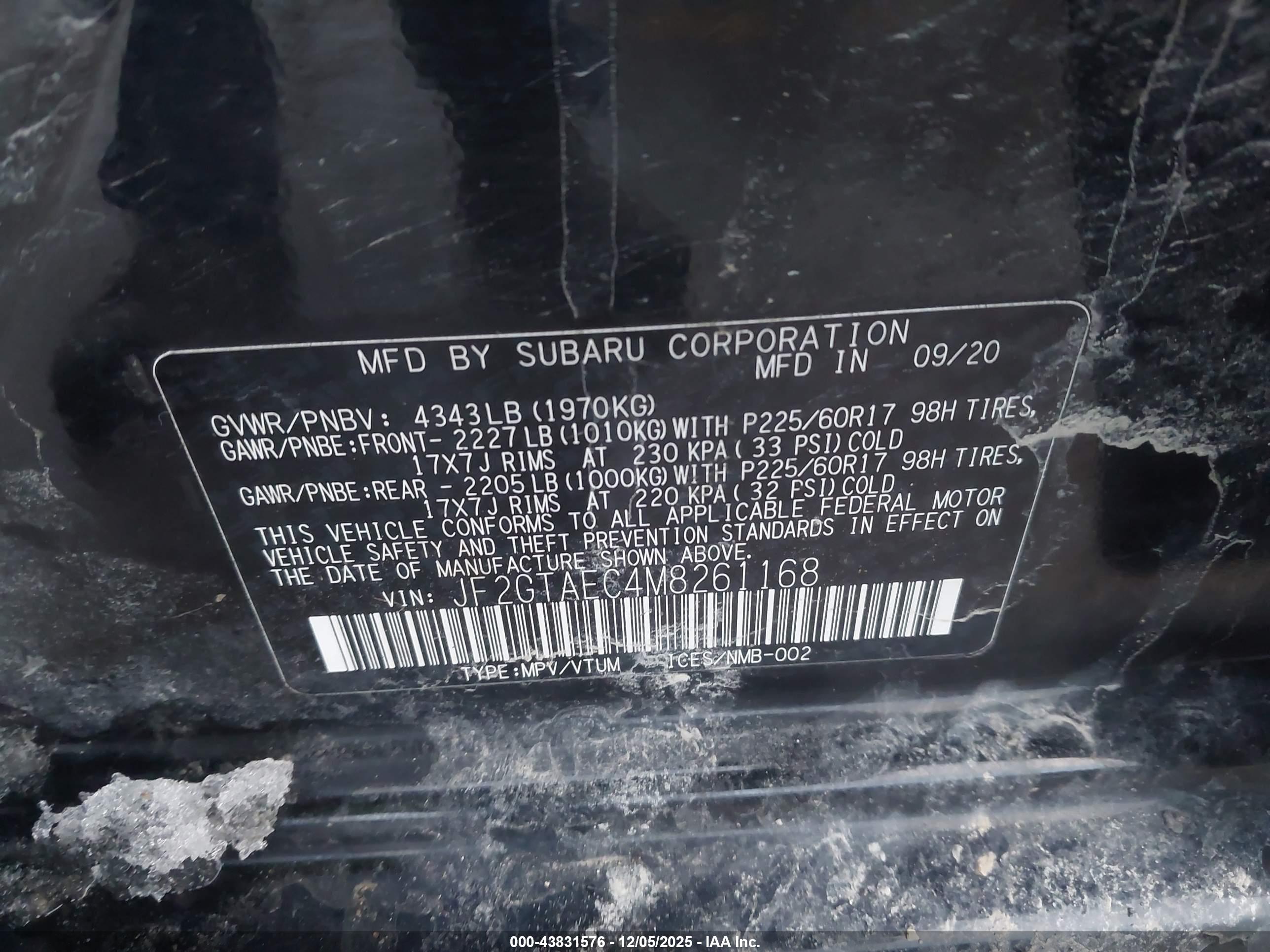 SUBARU CROSSTREK image 9