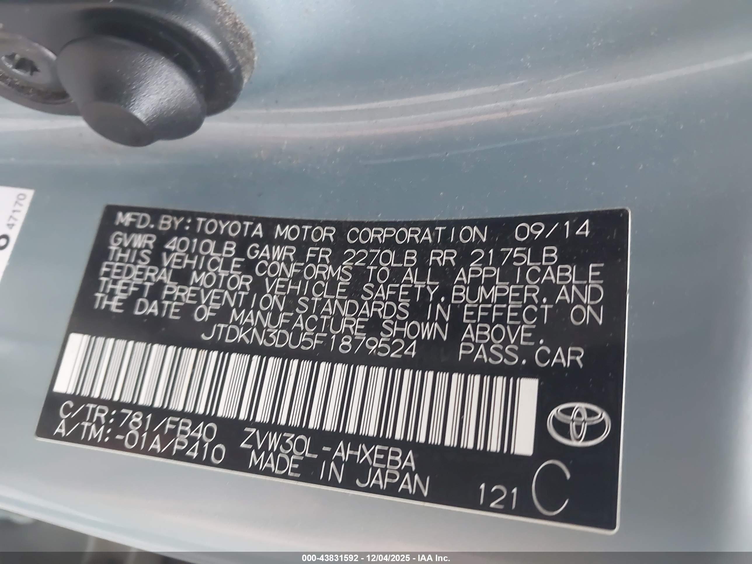 TOYOTA PRIUS image 9