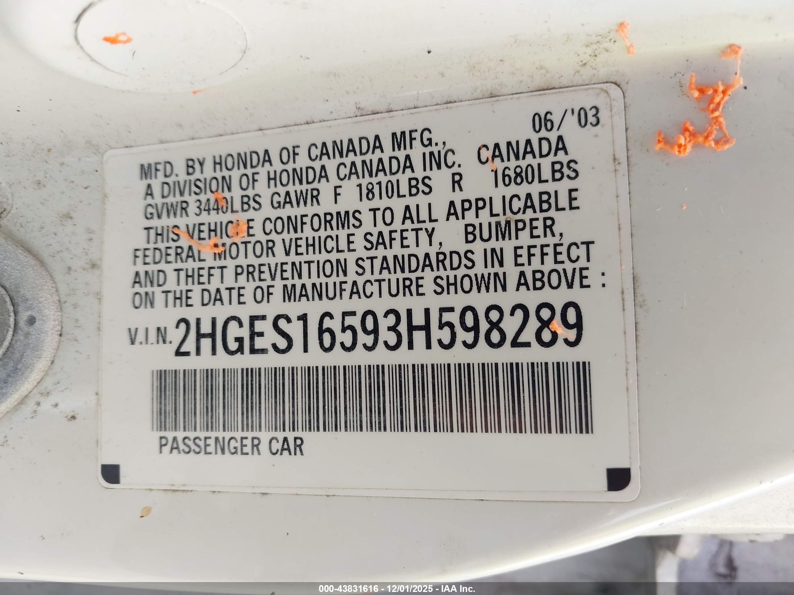HONDA CIVIC image 9