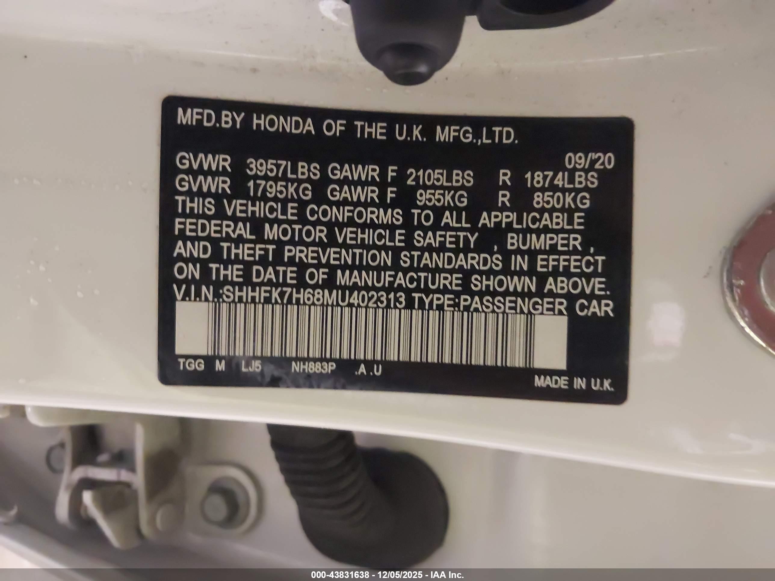 HONDA CIVIC image 9