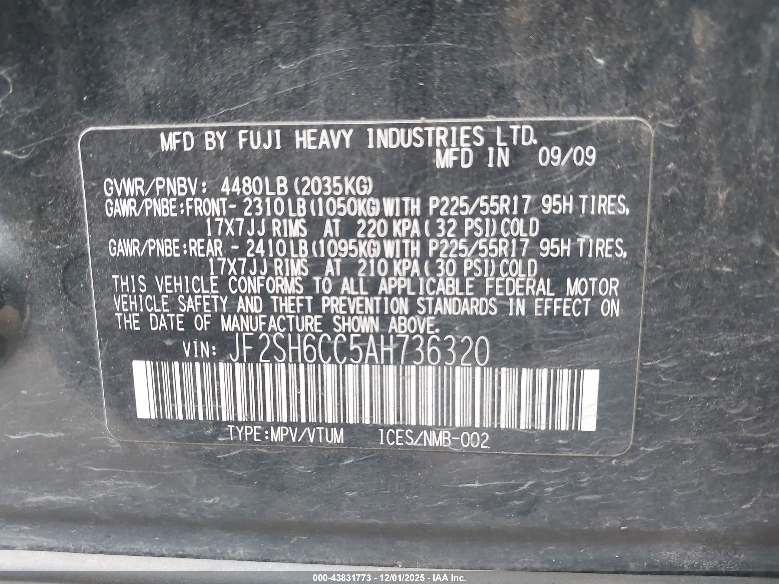 SUBARU FORESTER image 9