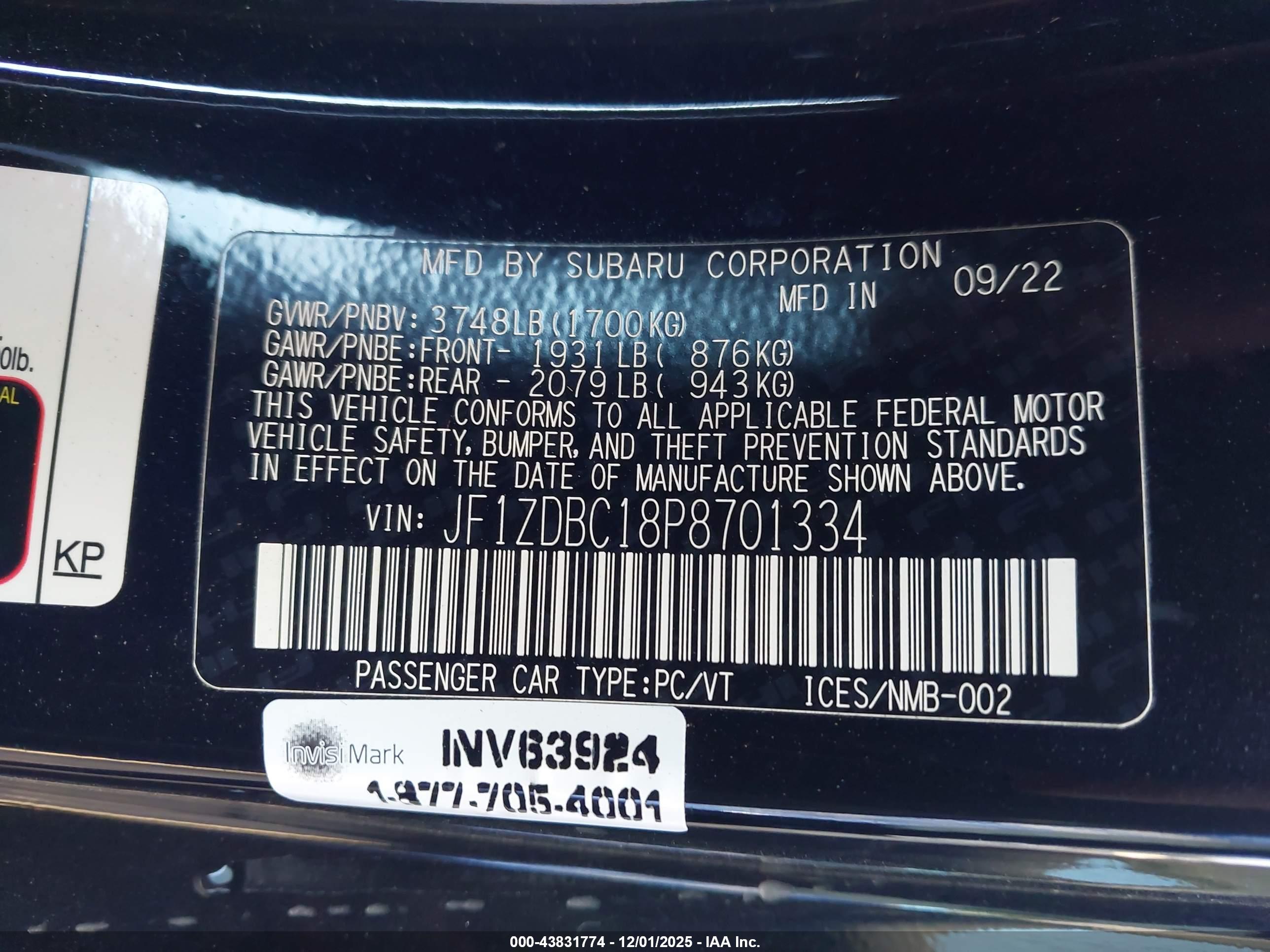 SUBARU BRZ image 9