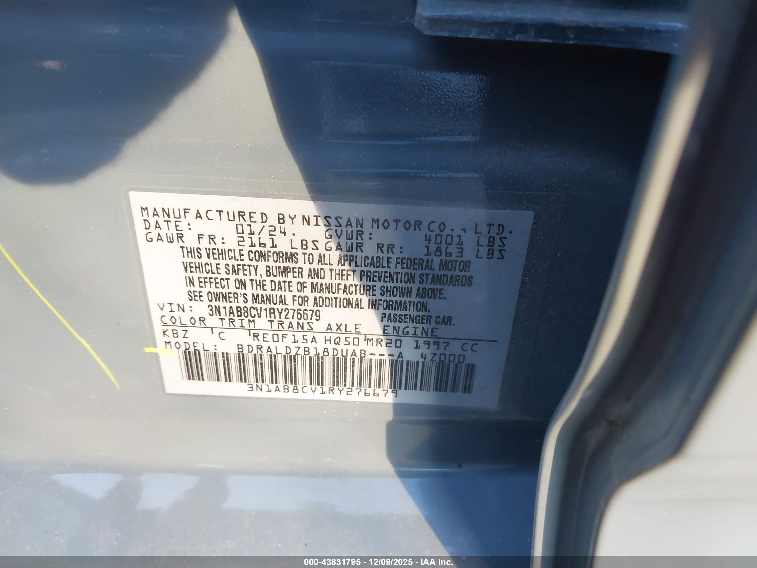 NISSAN SENTRA image 9