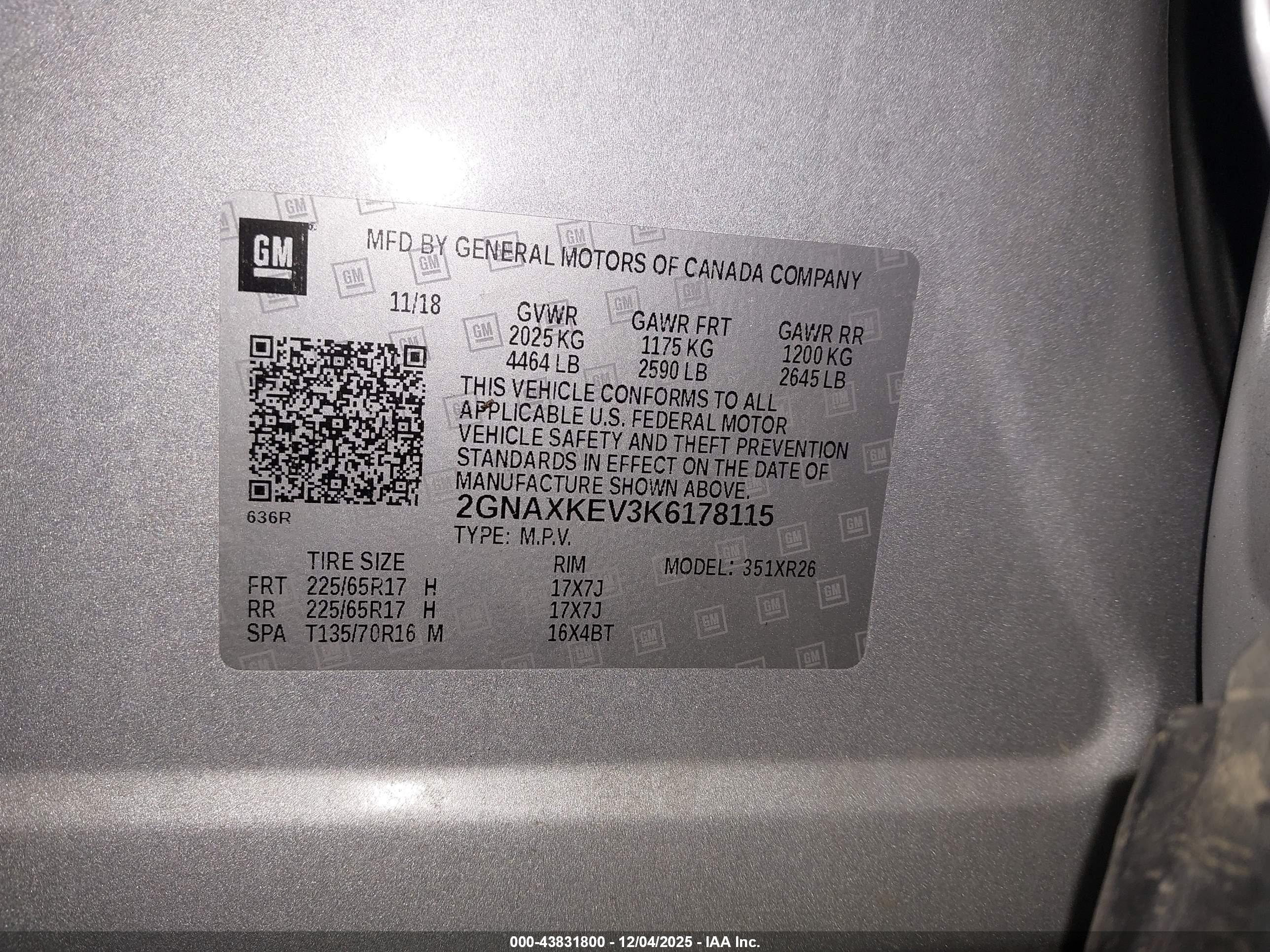 CHEVROLET EQUINOX image 9