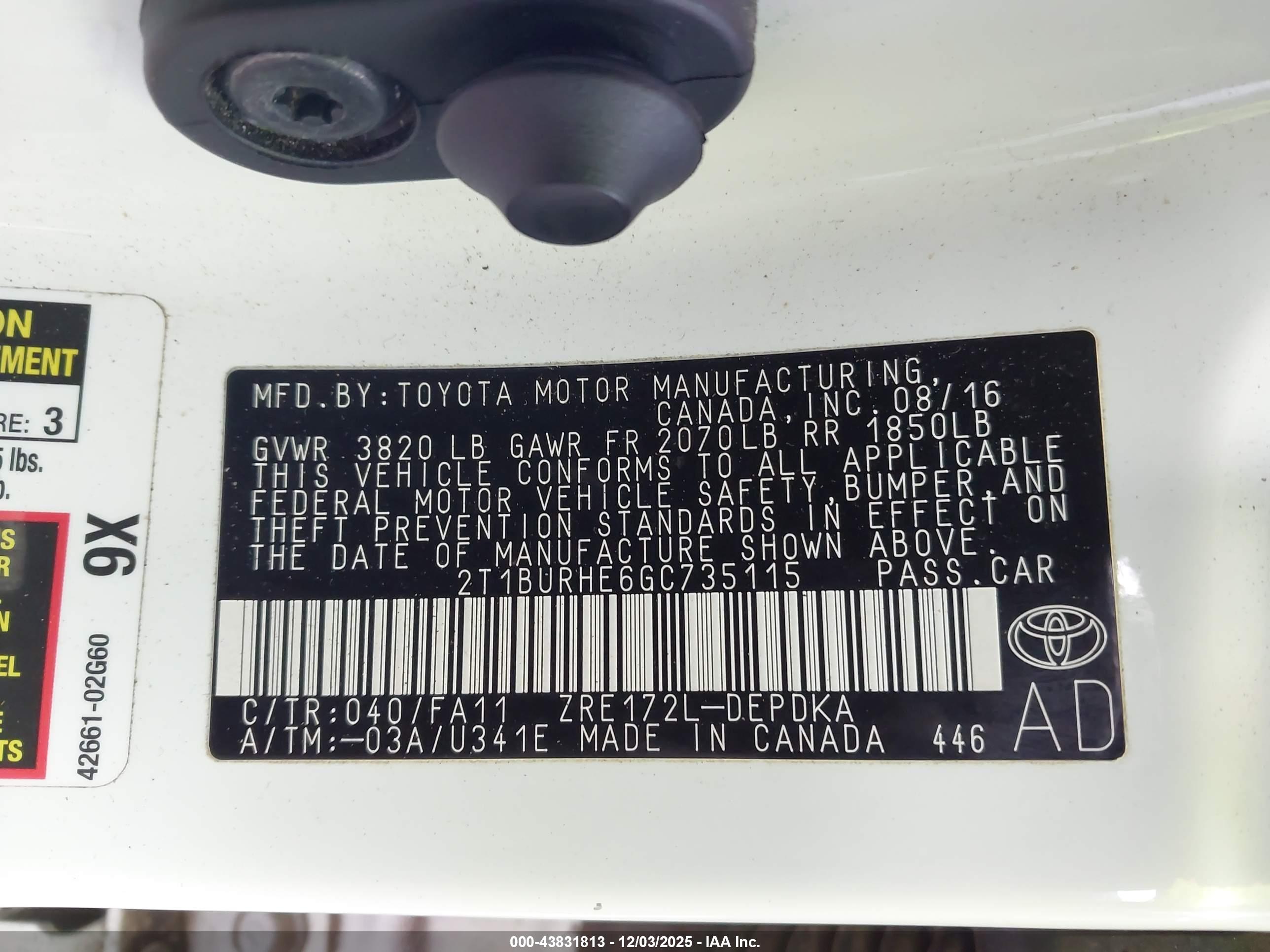TOYOTA COROLLA image 9