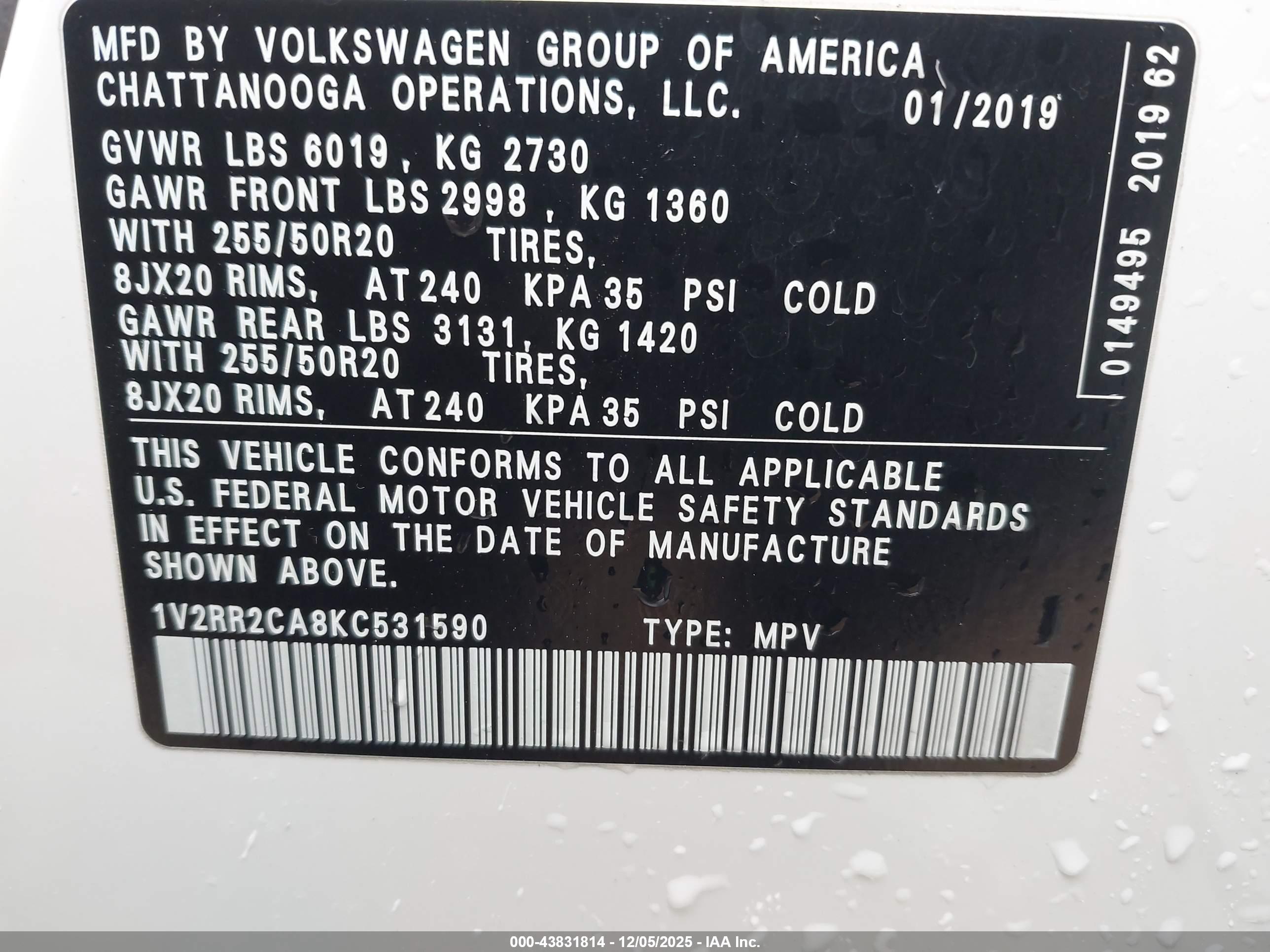 VOLKSWAGEN ATLAS image 9
