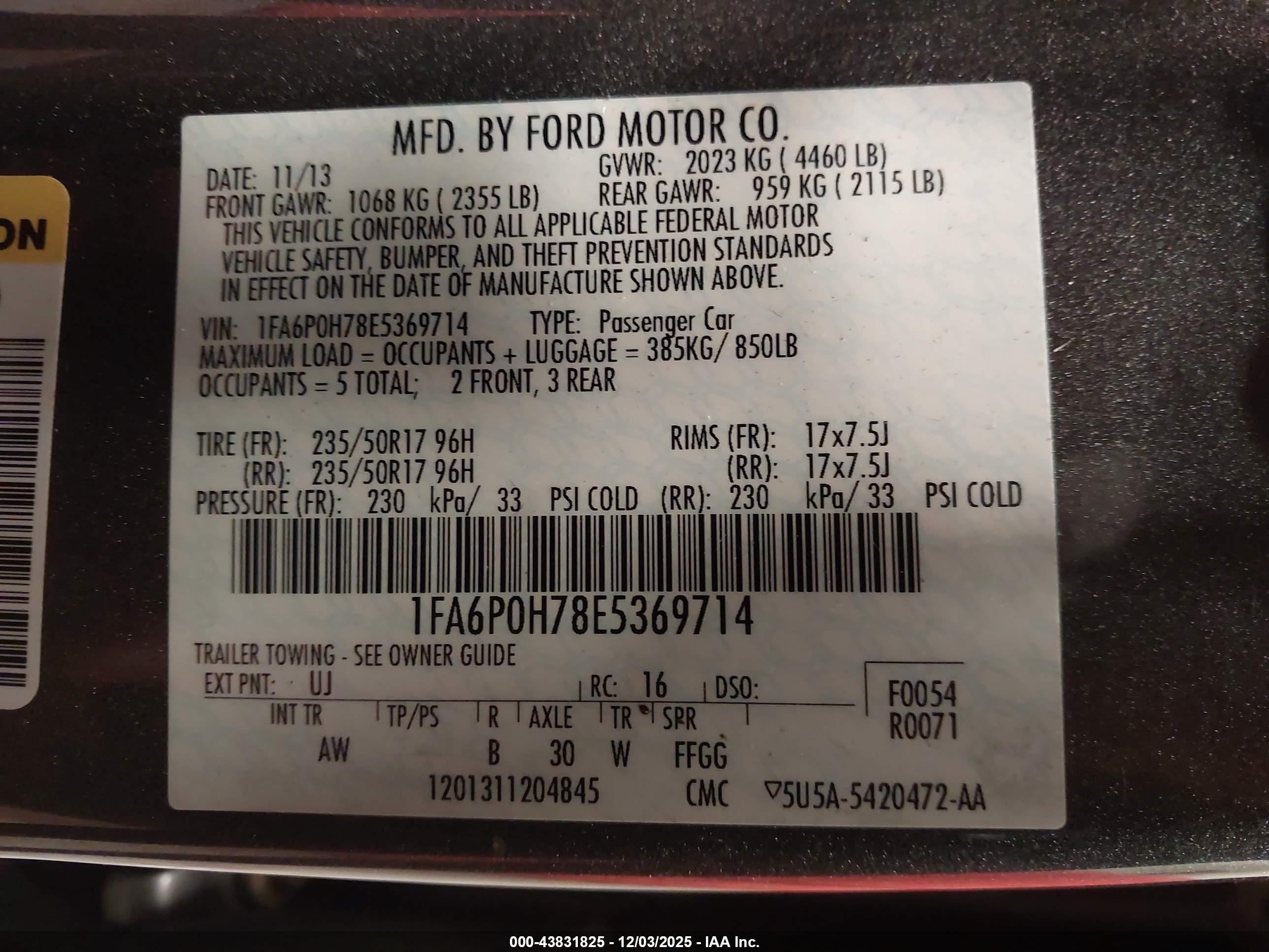 FORD FUSION image 9