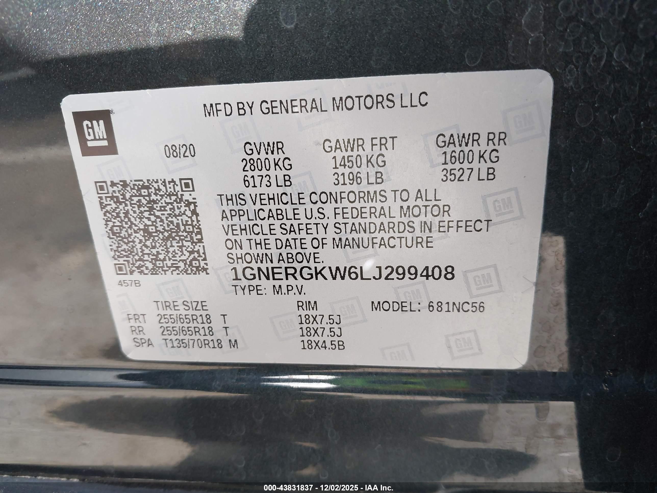 CHEVROLET TRAVERSE image 9