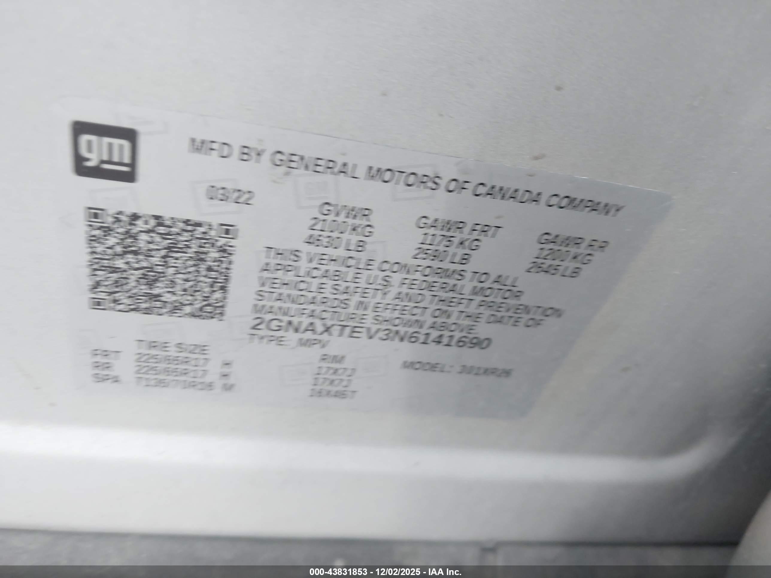 CHEVROLET EQUINOX image 9