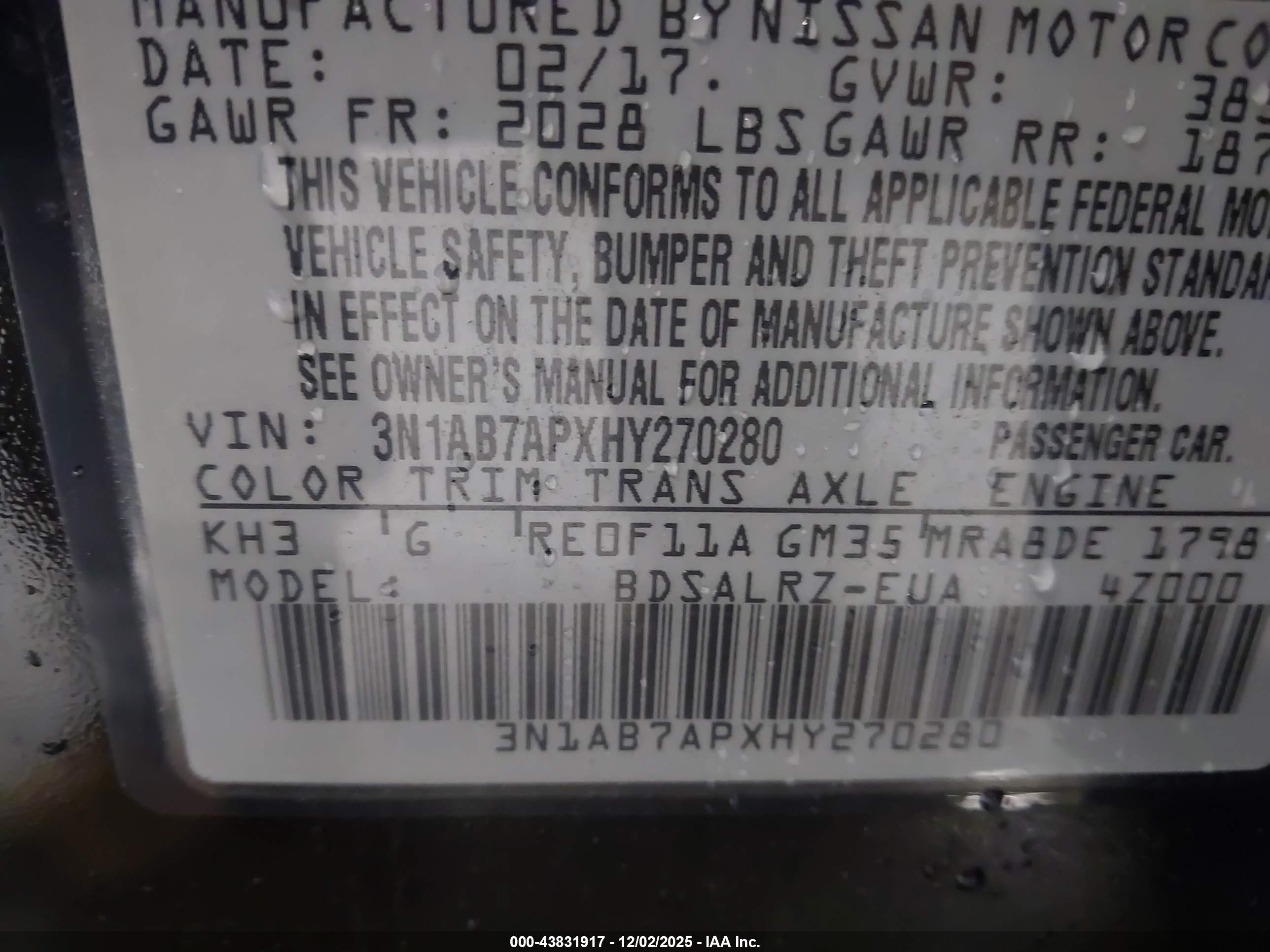NISSAN SENTRA image 9