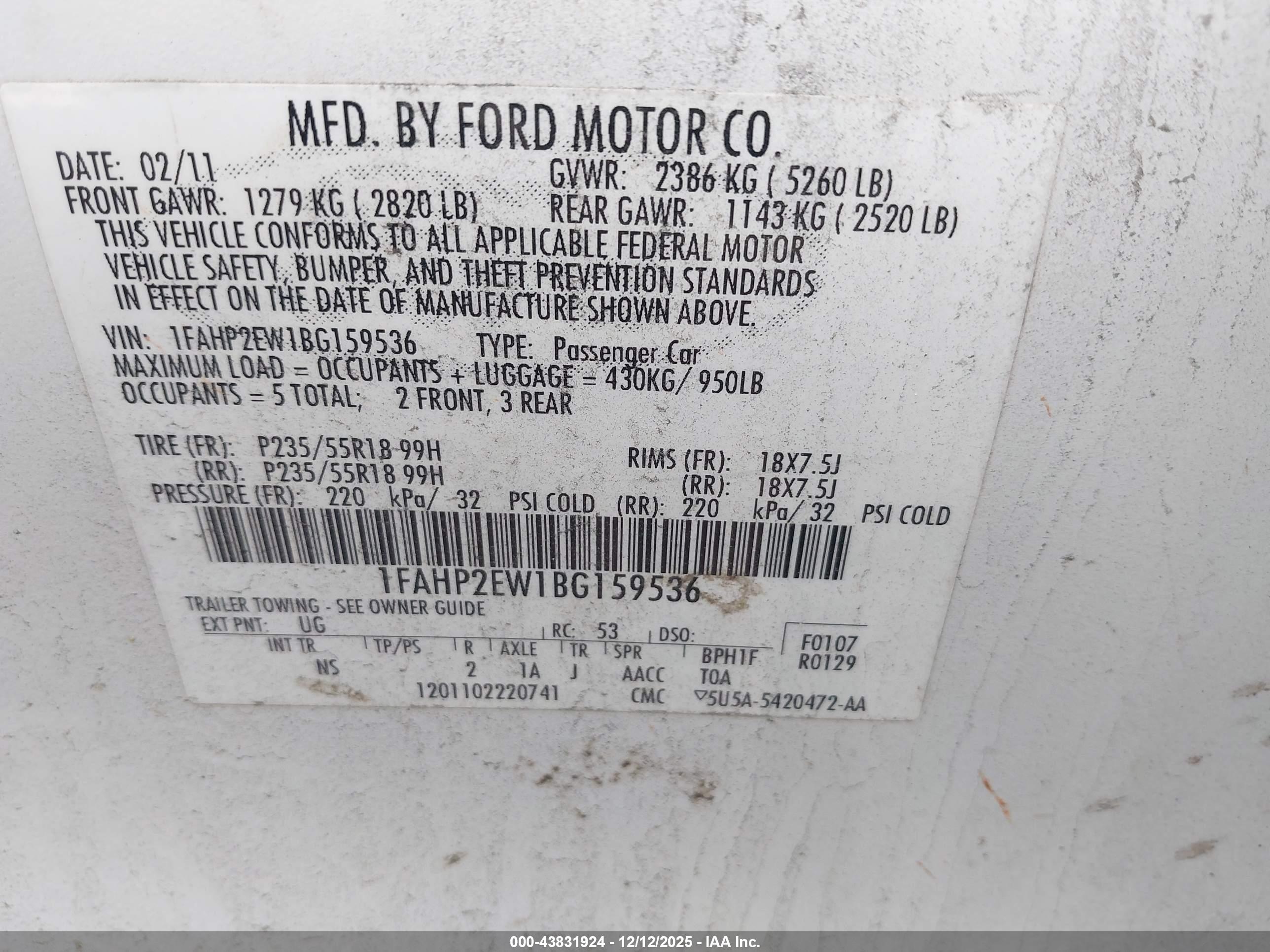 FORD TAURUS image 9