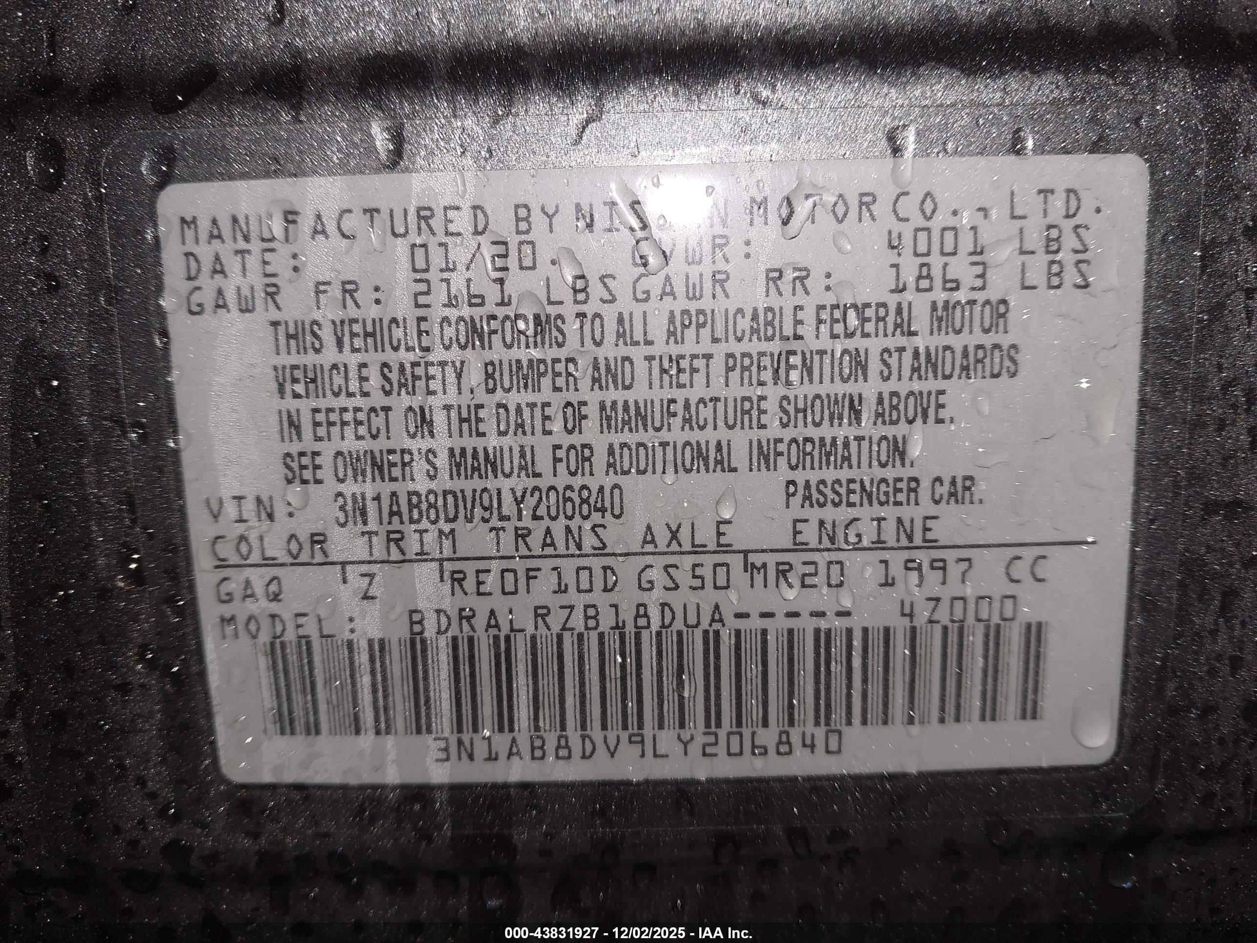 NISSAN SENTRA image 9