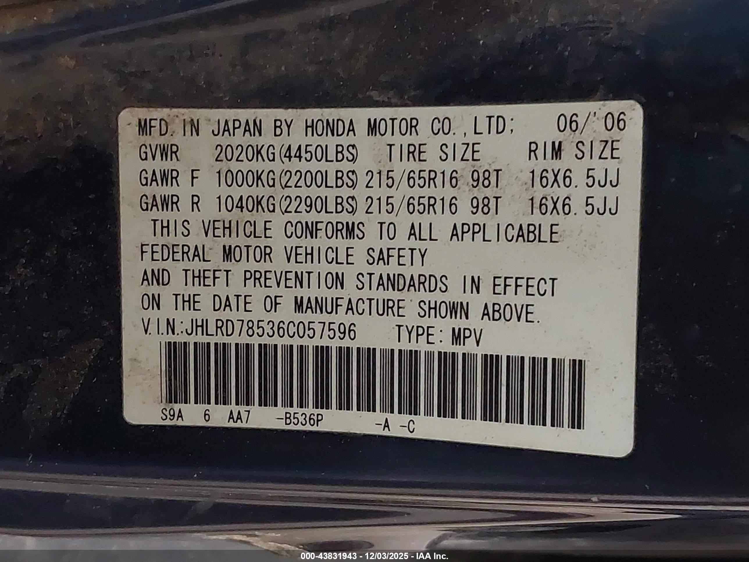 HONDA CR-V image 9