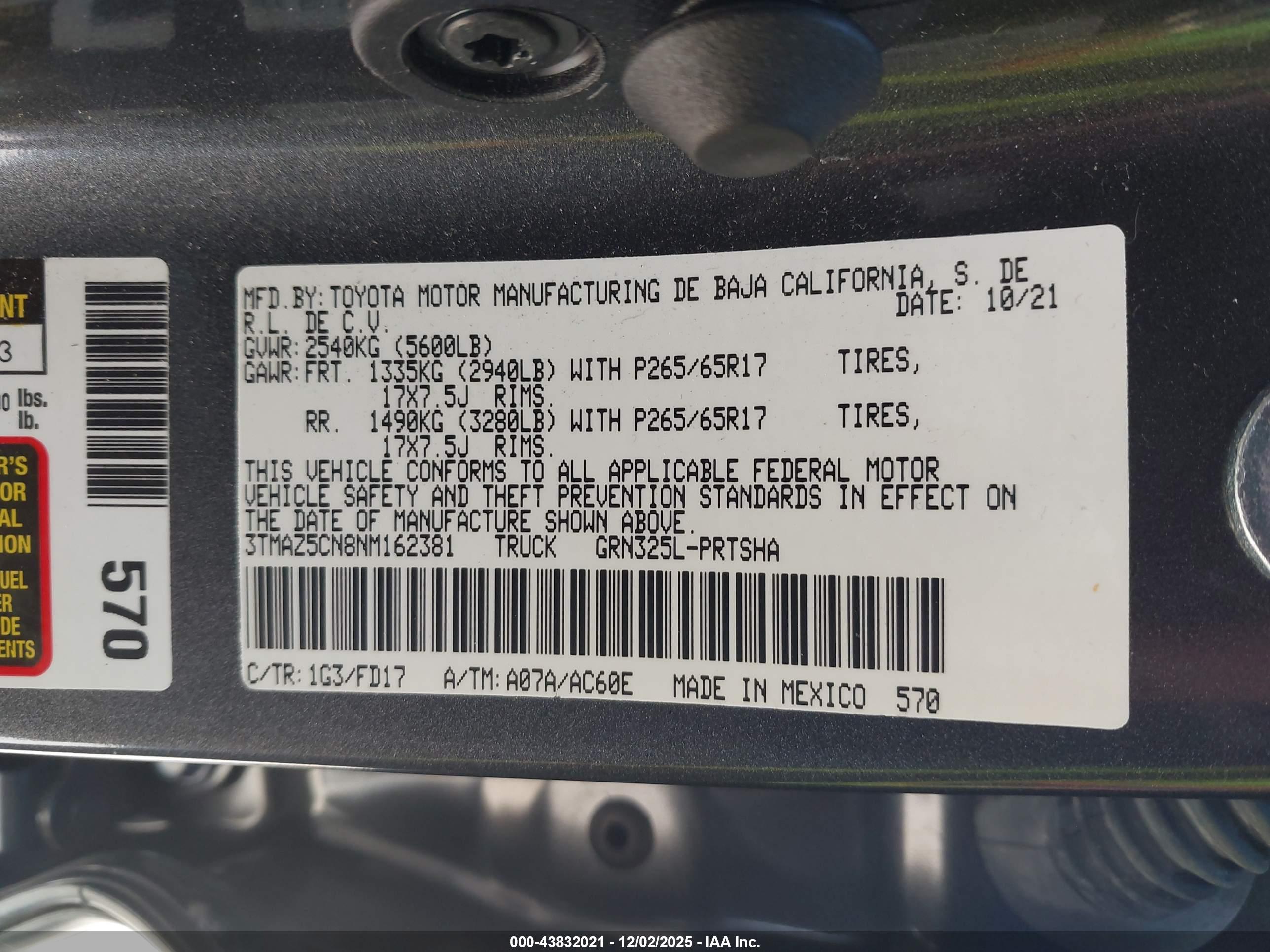 TOYOTA TACOMA image 9