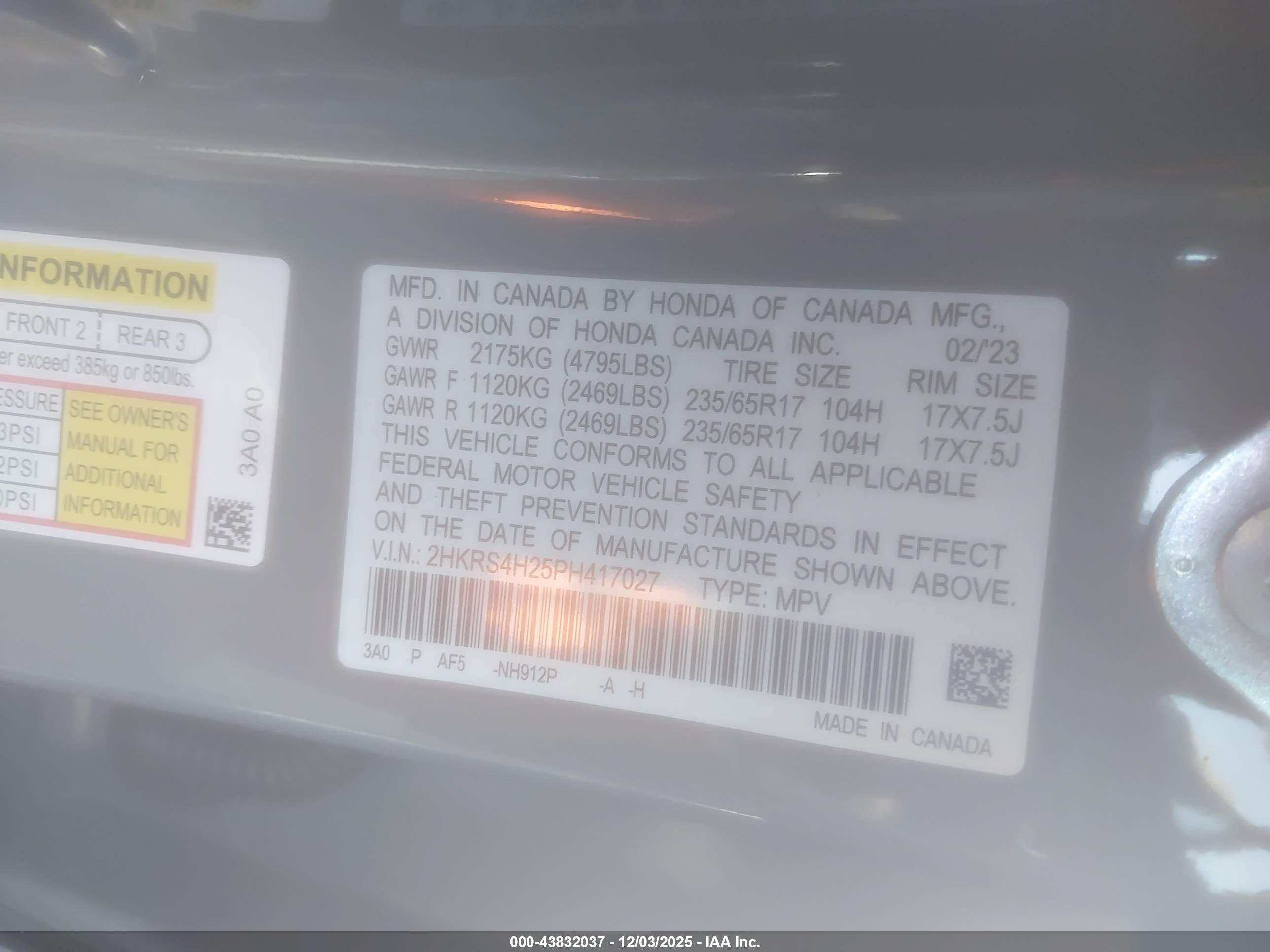 HONDA CR-V image 9