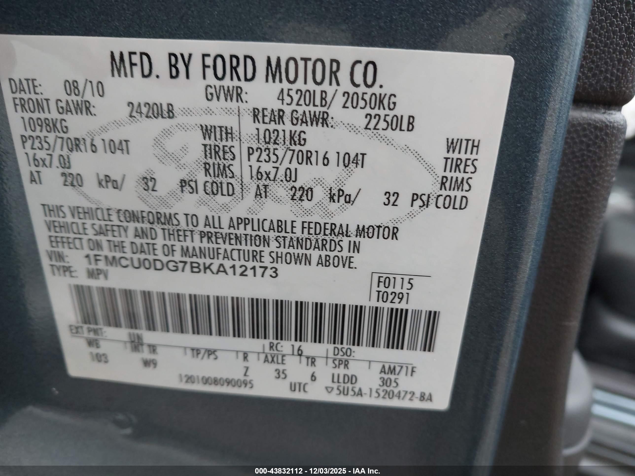 FORD ESCAPE image 9