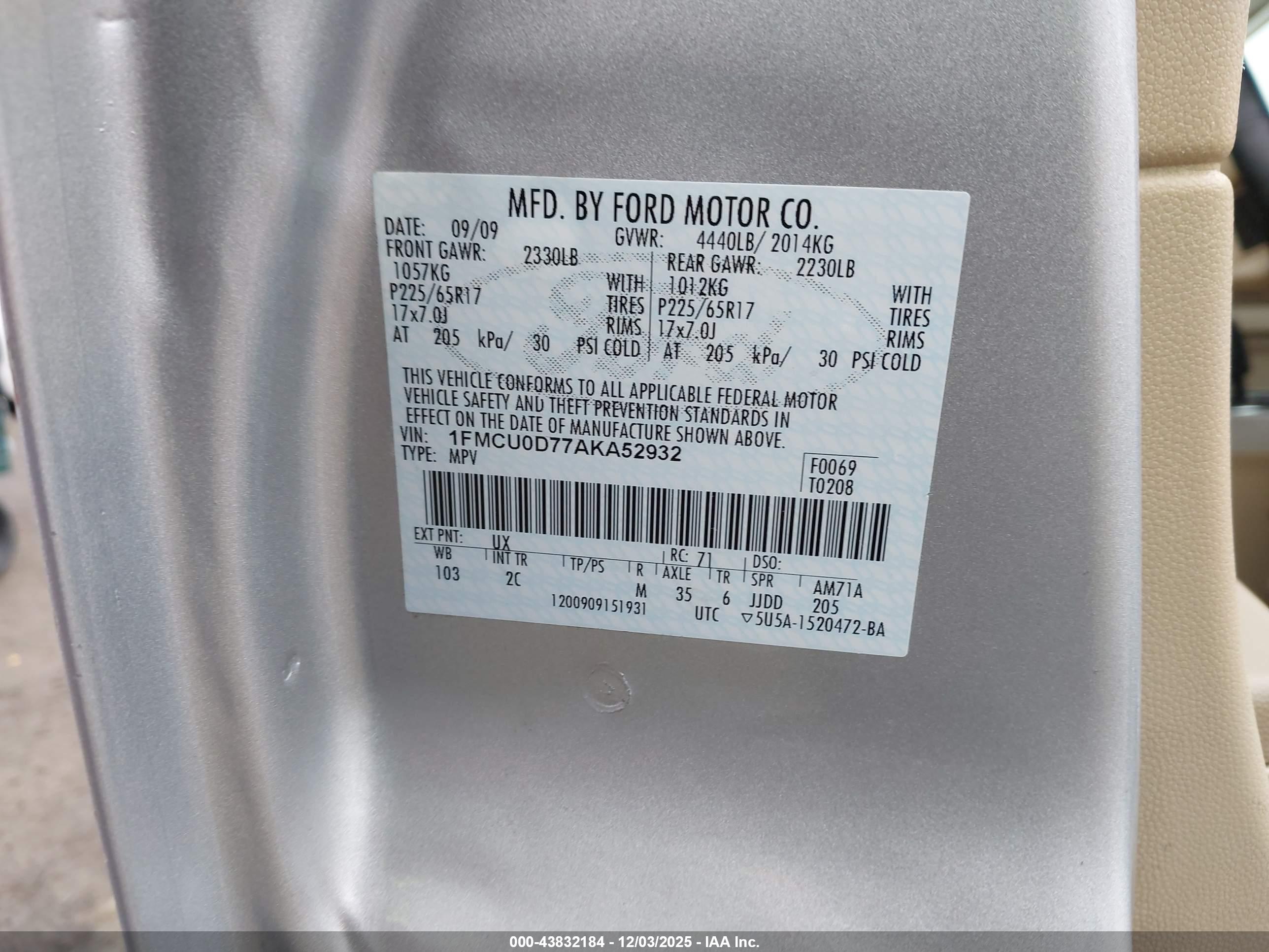 FORD ESCAPE image 9