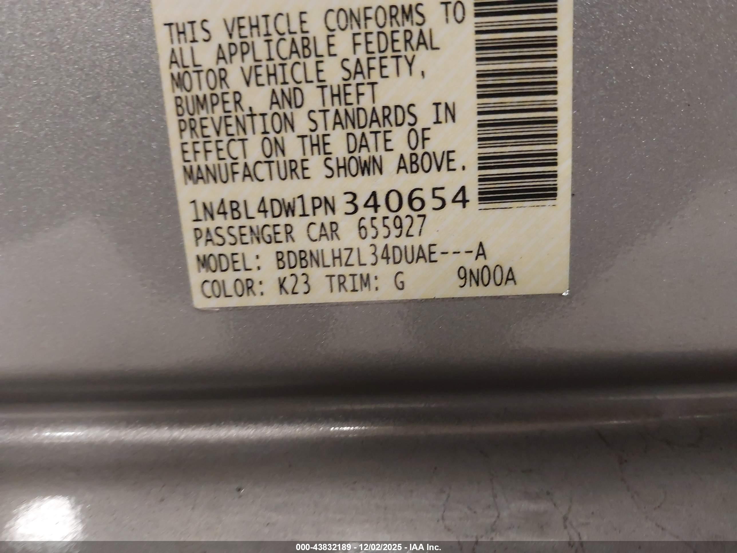 NISSAN ALTIMA image 9