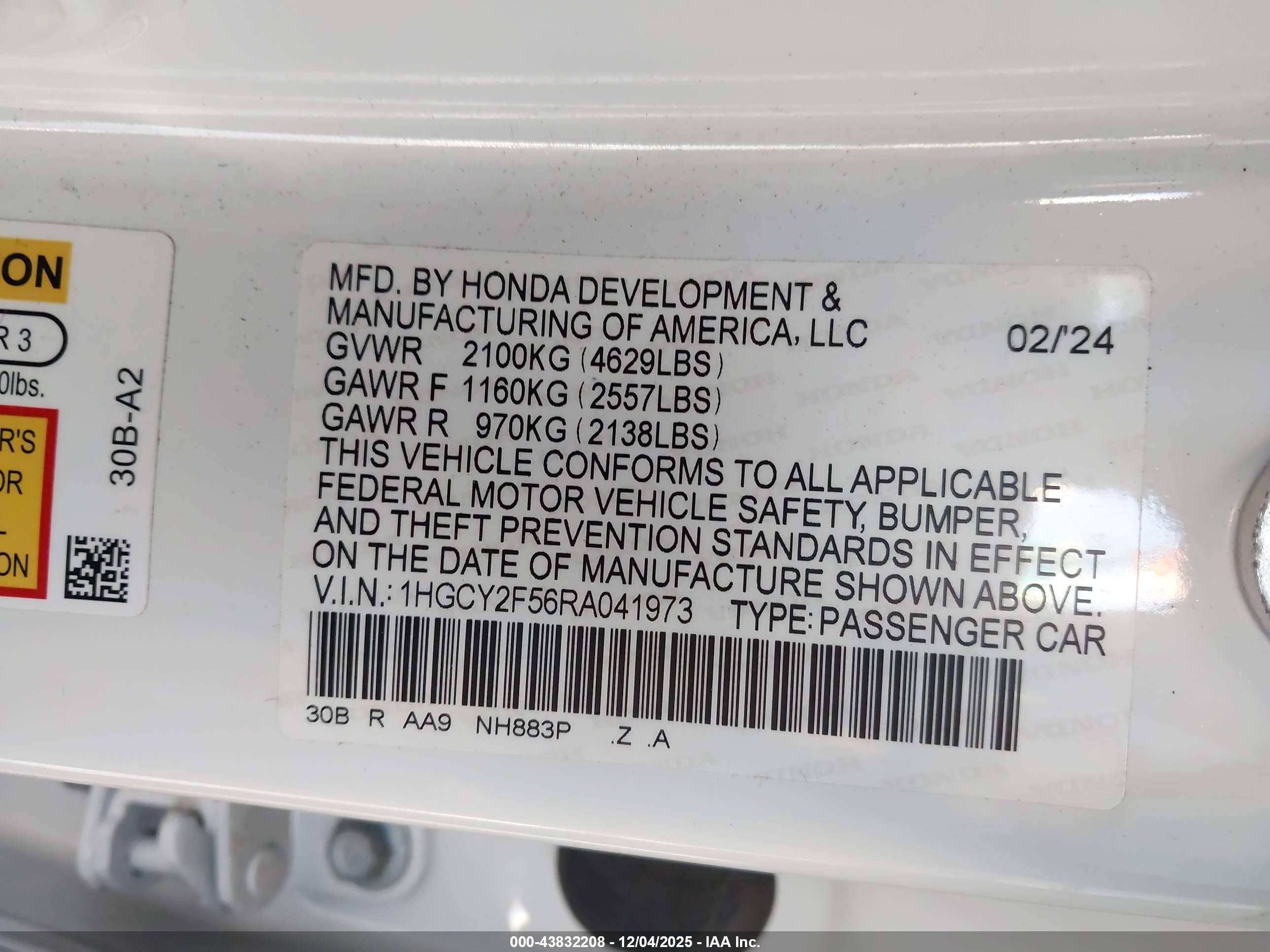 HONDA ACCORD image 9
