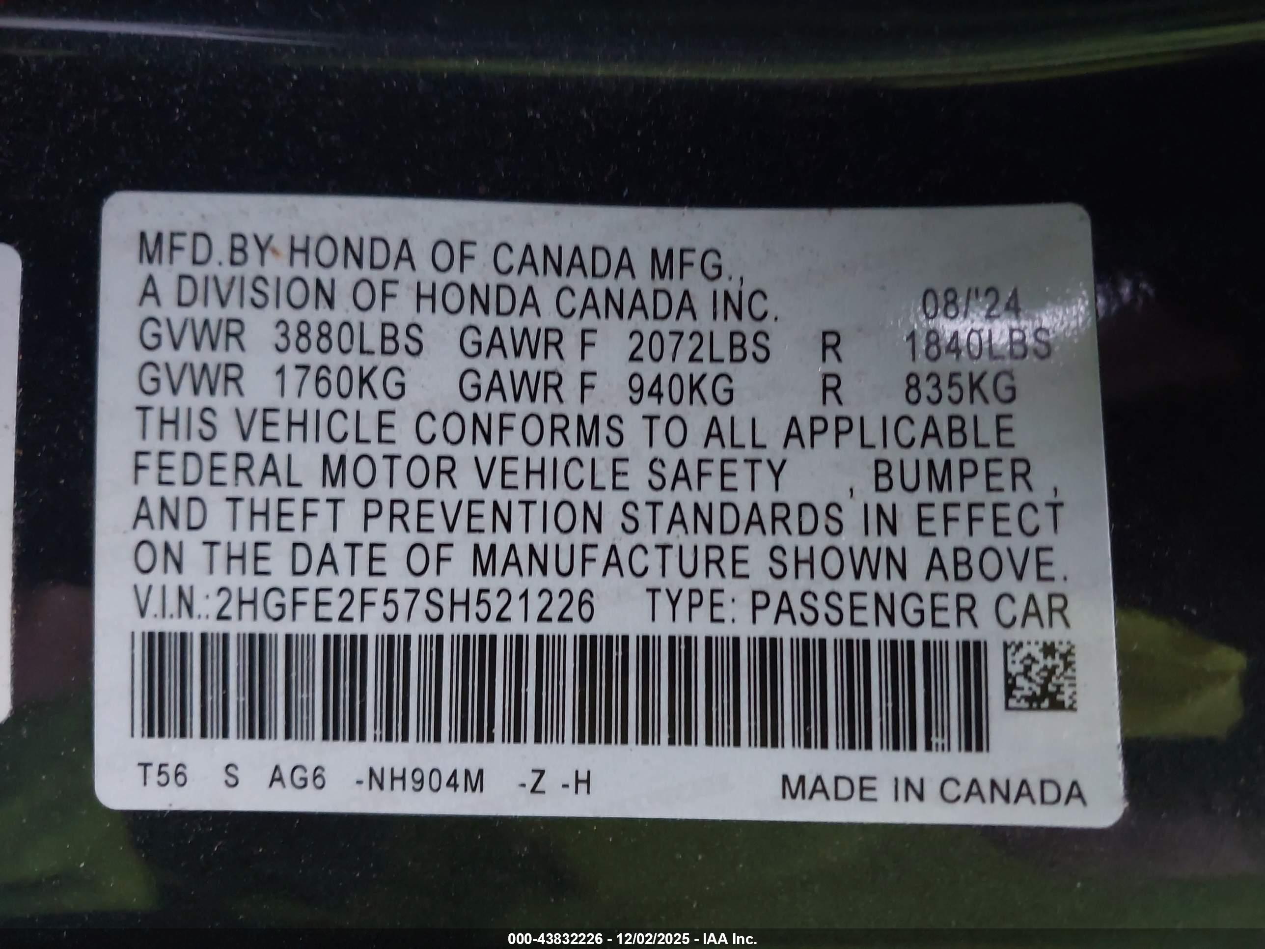 HONDA CIVIC image 9