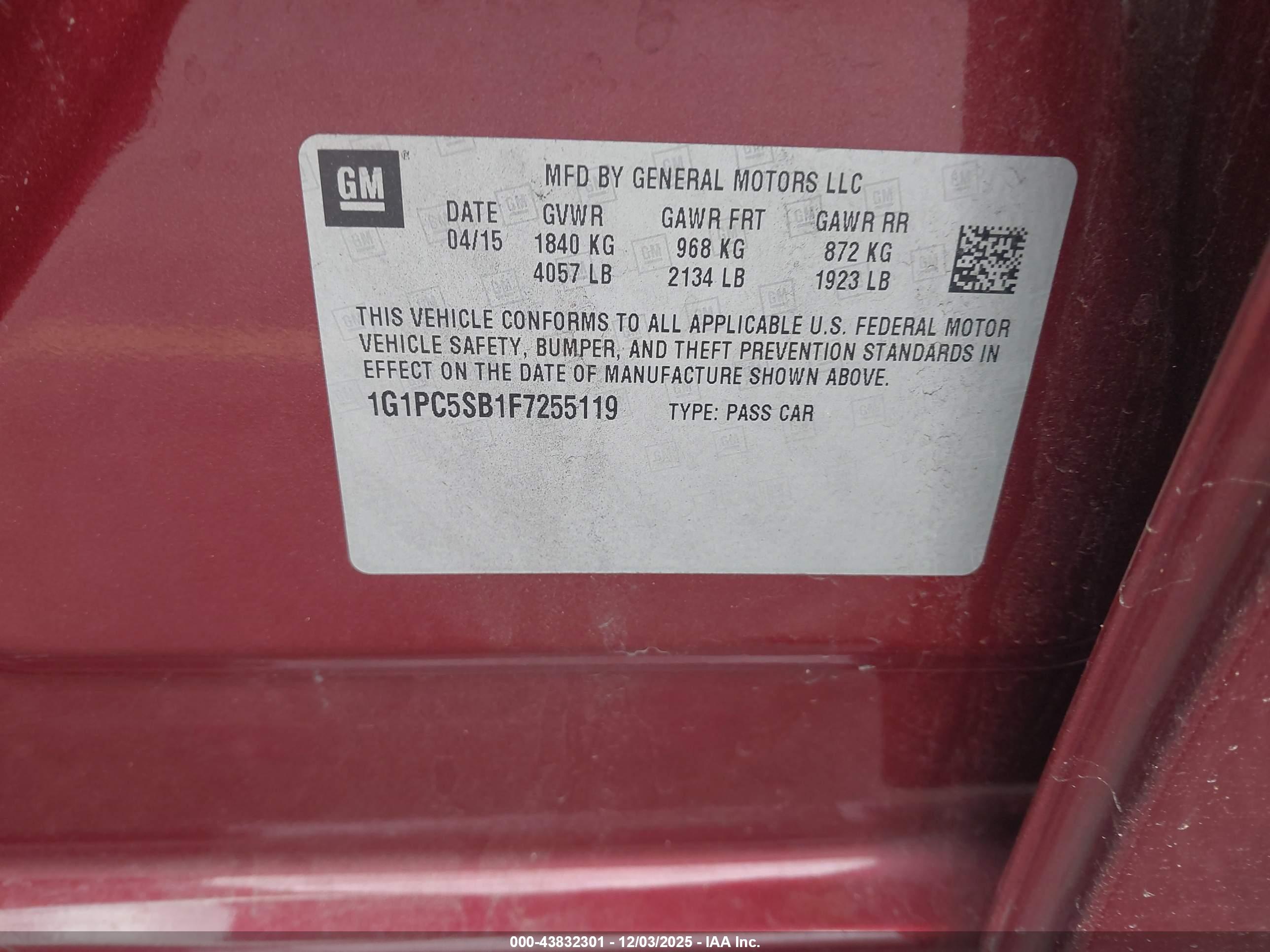 CHEVROLET CRUZE image 9