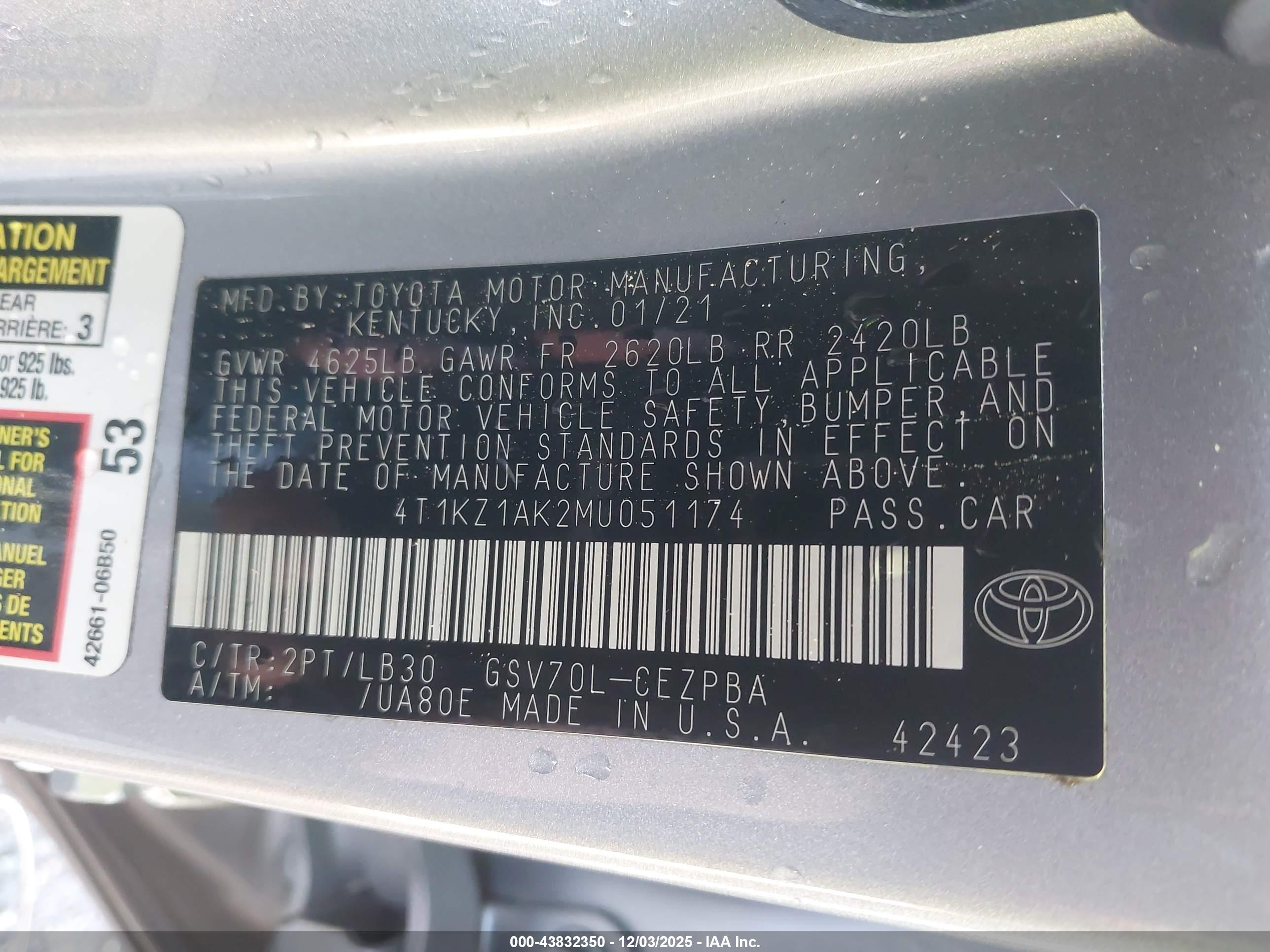 TOYOTA CAMRY image 9