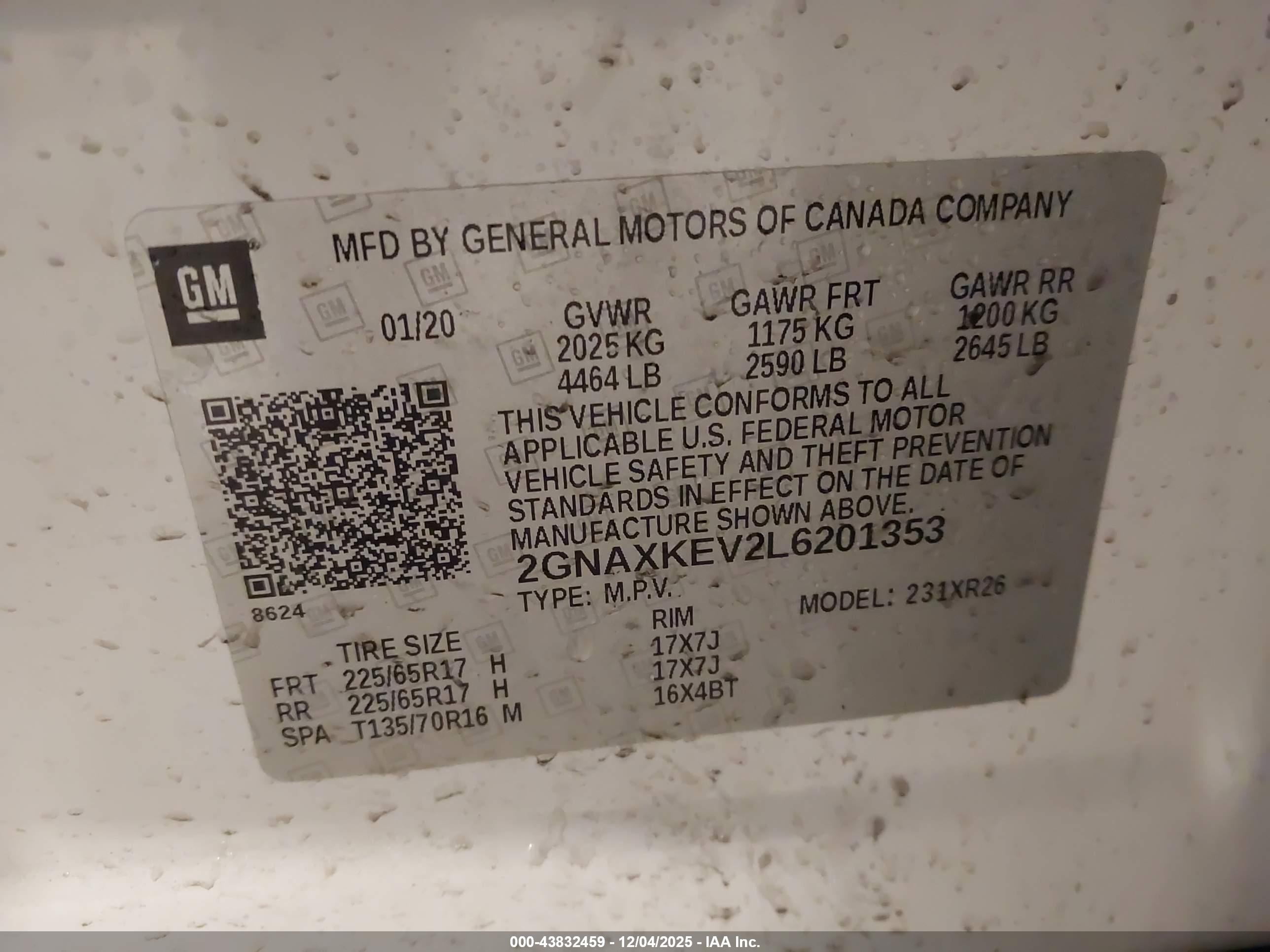 CHEVROLET EQUINOX image 9