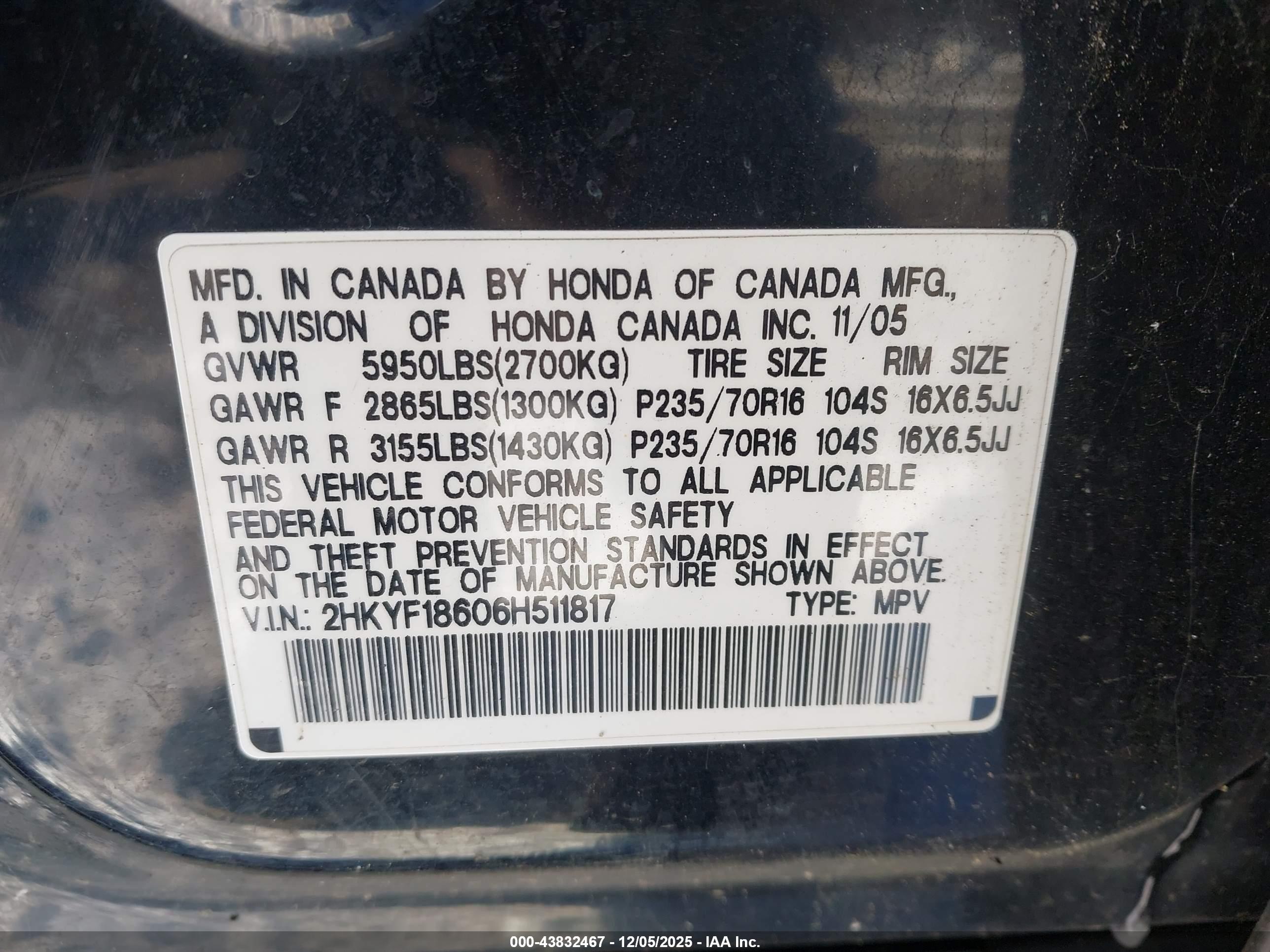 HONDA PILOT image 9