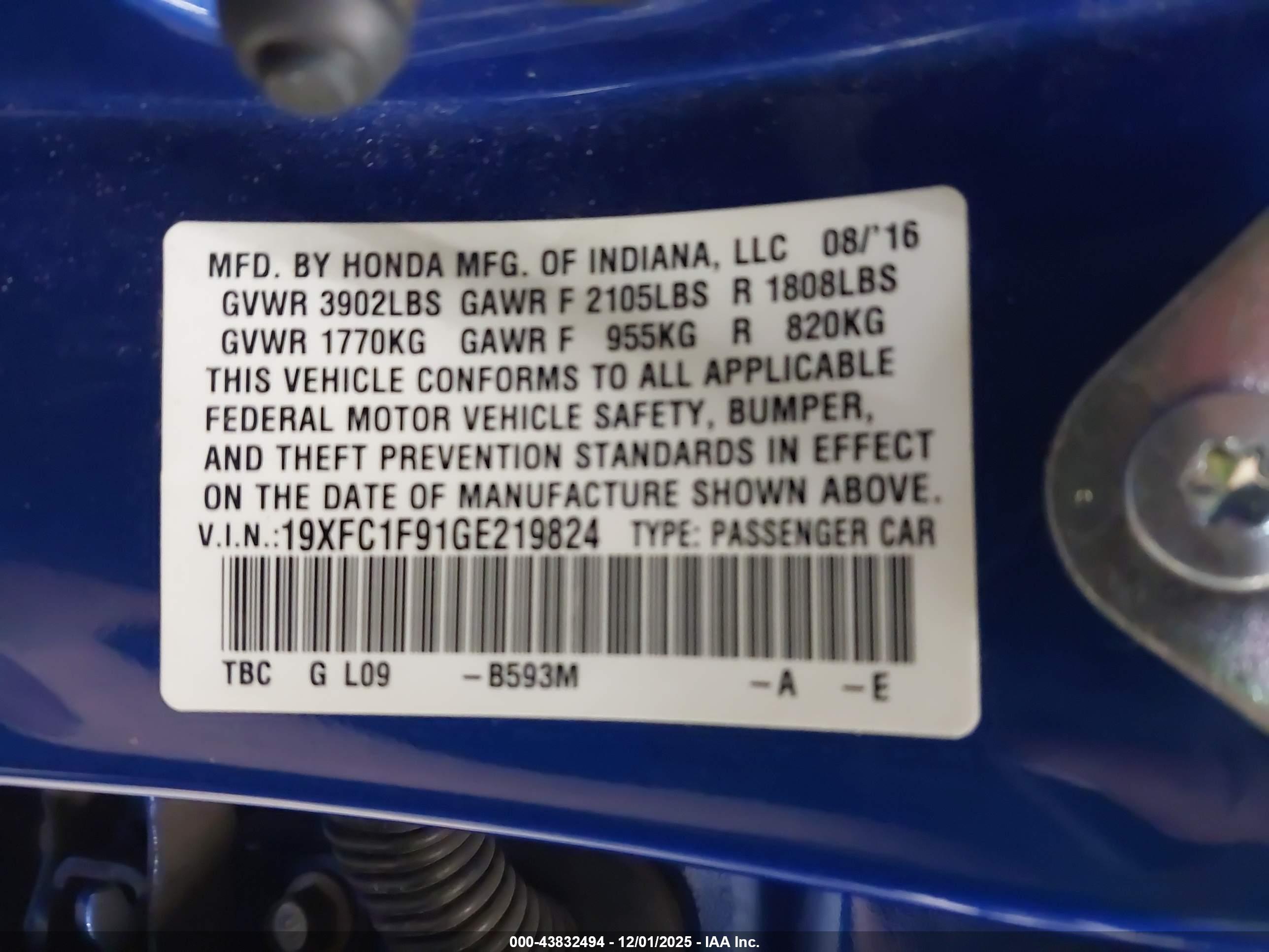 HONDA CIVIC image 9