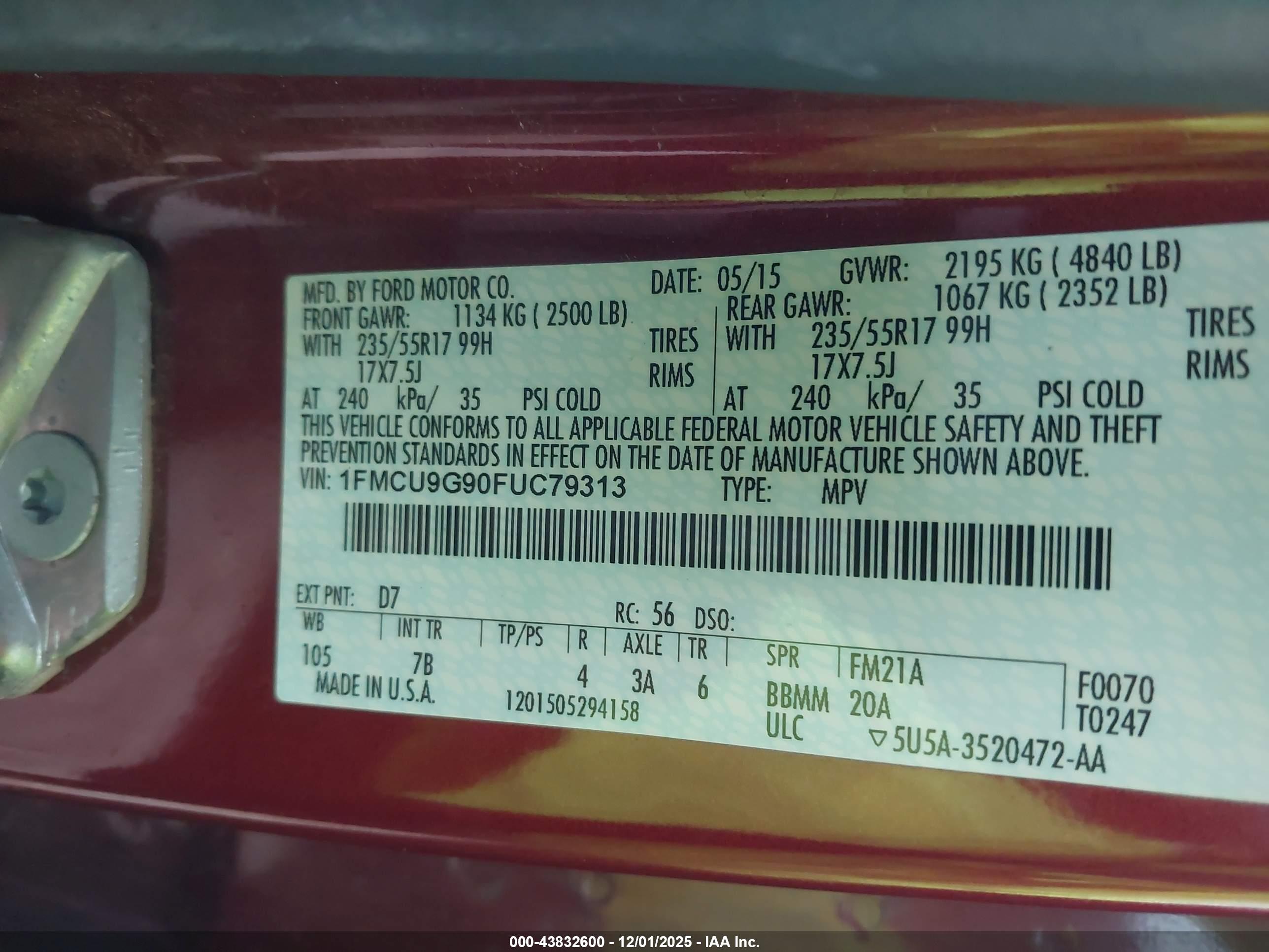 FORD ESCAPE image 9