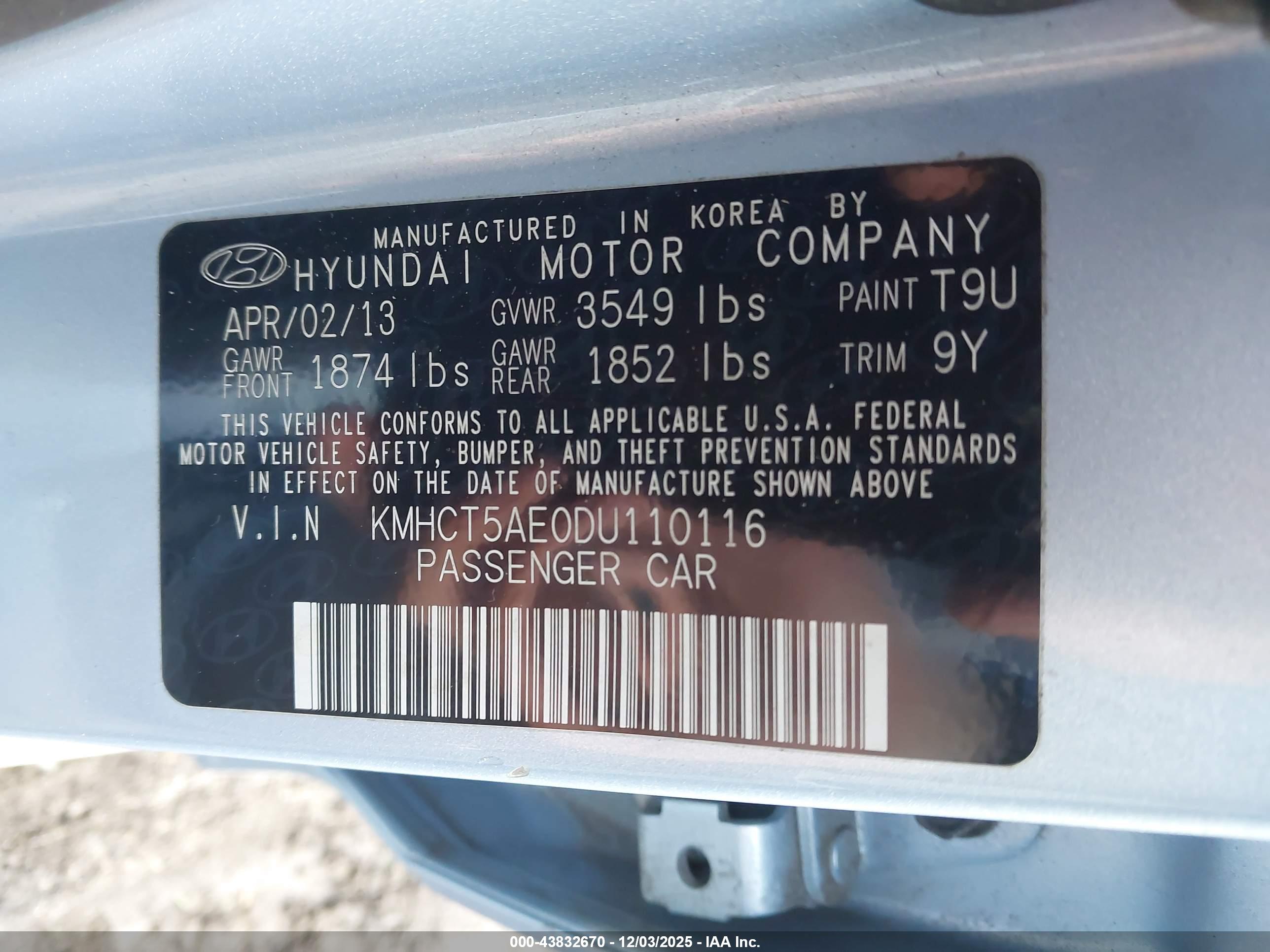 HYUNDAI ACCENT image 9