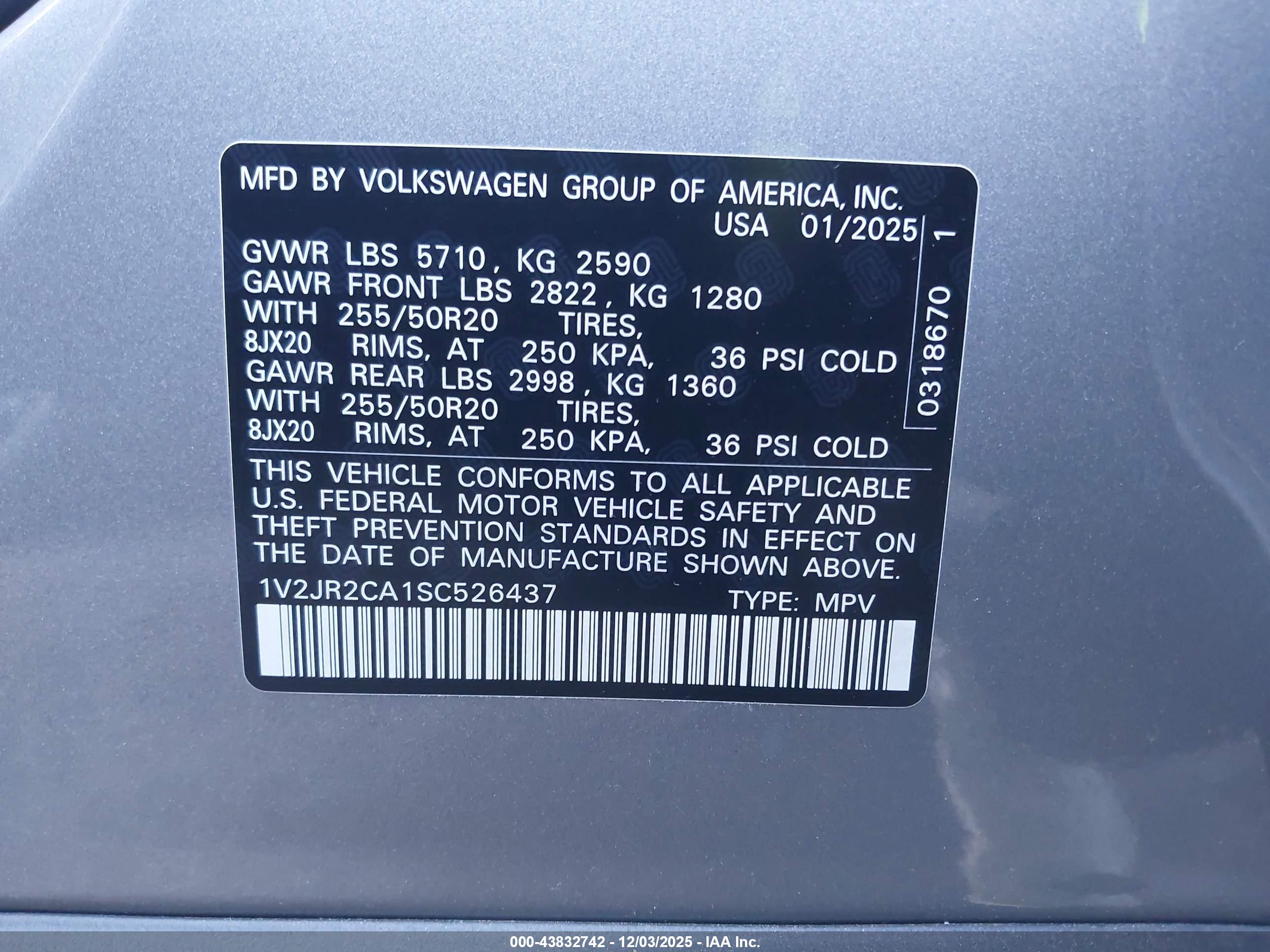 VOLKSWAGEN ATLAS image 9