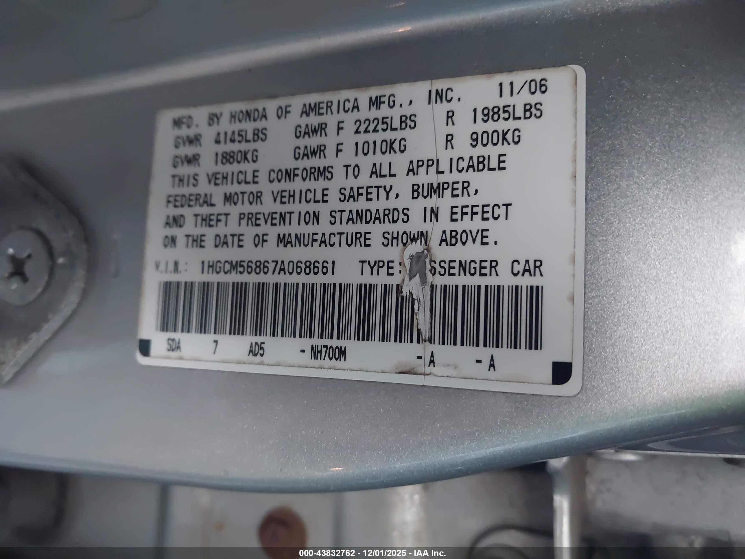 HONDA ACCORD image 9