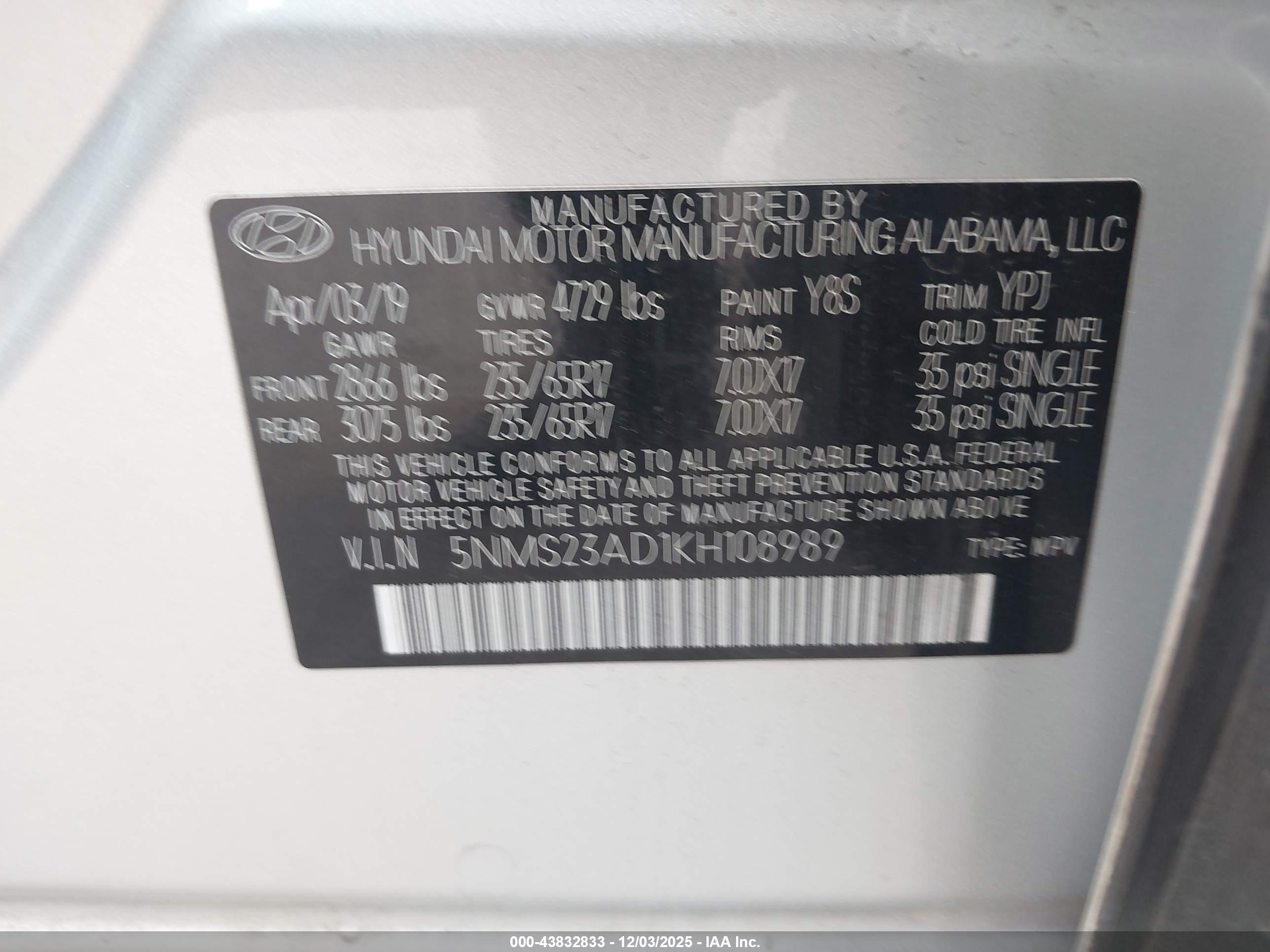 HYUNDAI SANTA image 9